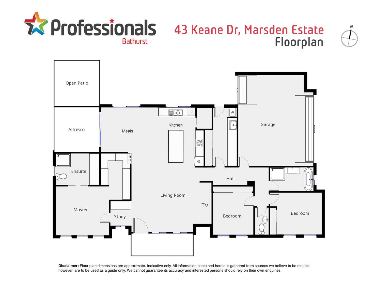 Floorplan of Homely house listing, 43 Keane Drive, Kelso NSW 2795