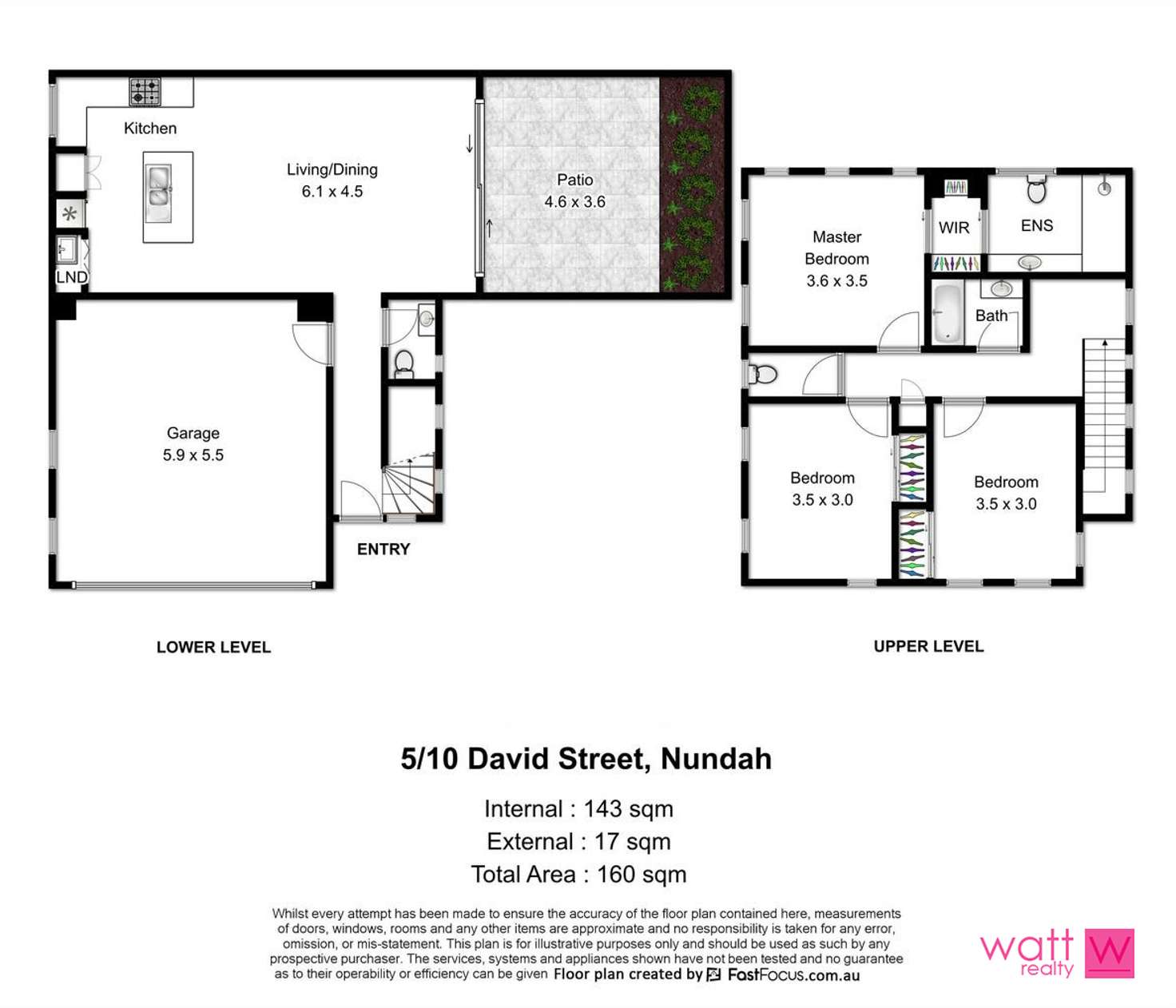 Floorplan of Homely townhouse listing, 5/10 David Street, Nundah QLD 4012