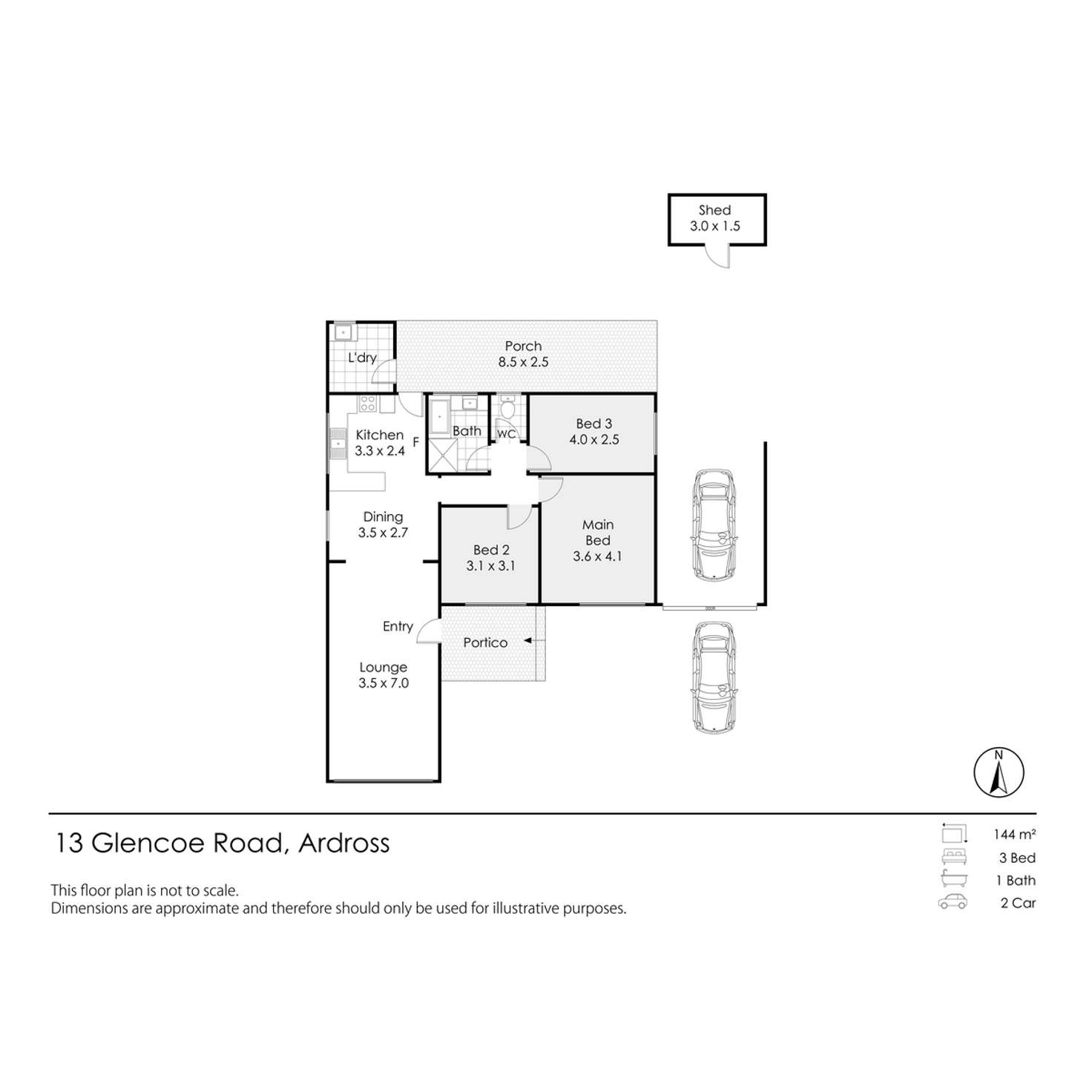 Floorplan of Homely residentialLand listing, 13 Glencoe Road, Ardross WA 6153