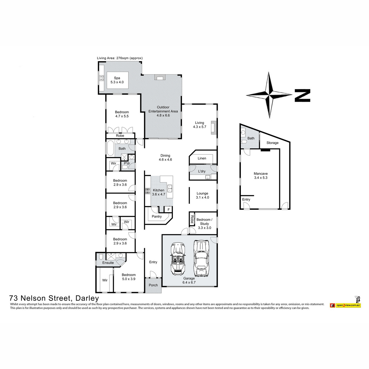 Floorplan of Homely house listing, 73 Nelson Street, Darley VIC 3340
