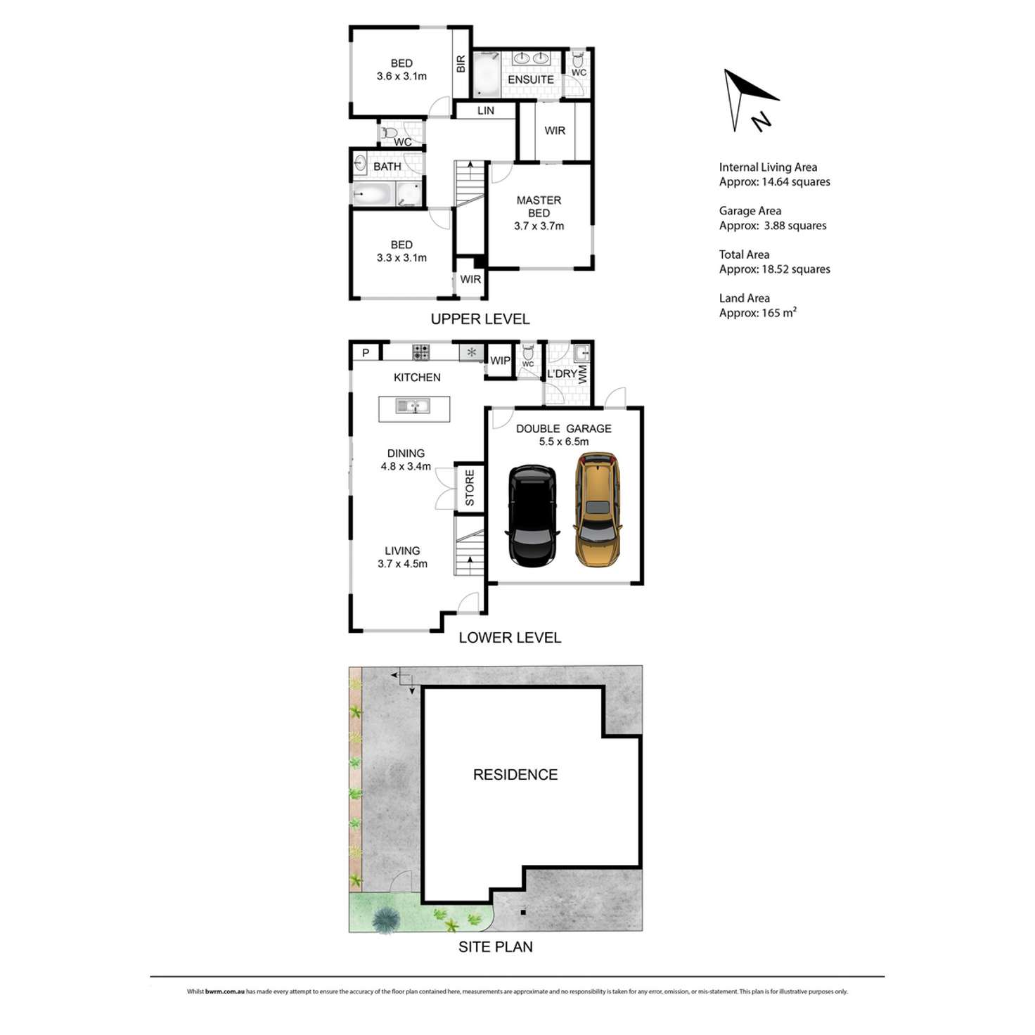 Floorplan of Homely townhouse listing, 7 Cassowary Place, Safety Beach VIC 3936