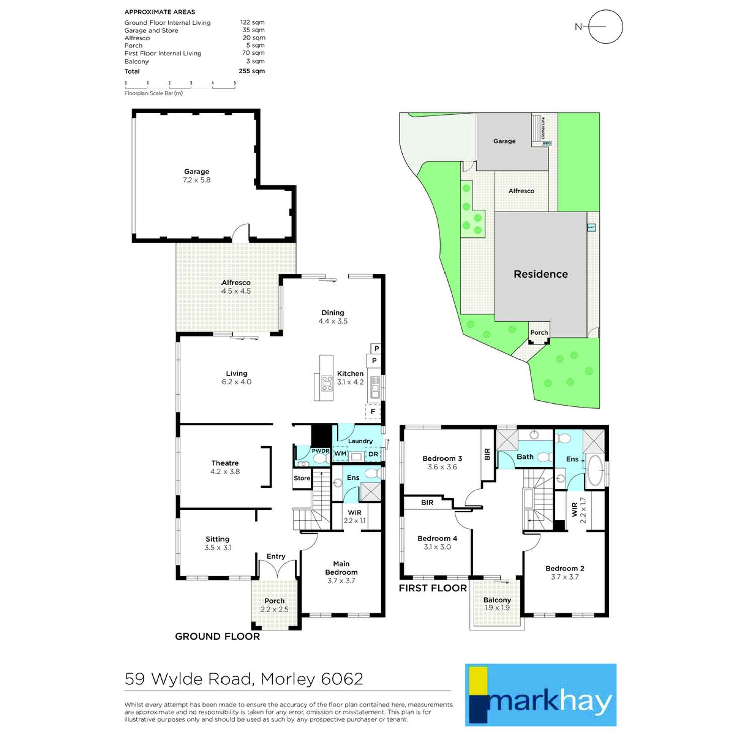 Floorplan of Homely house listing, 59 Wylde Road, Morley WA 6062