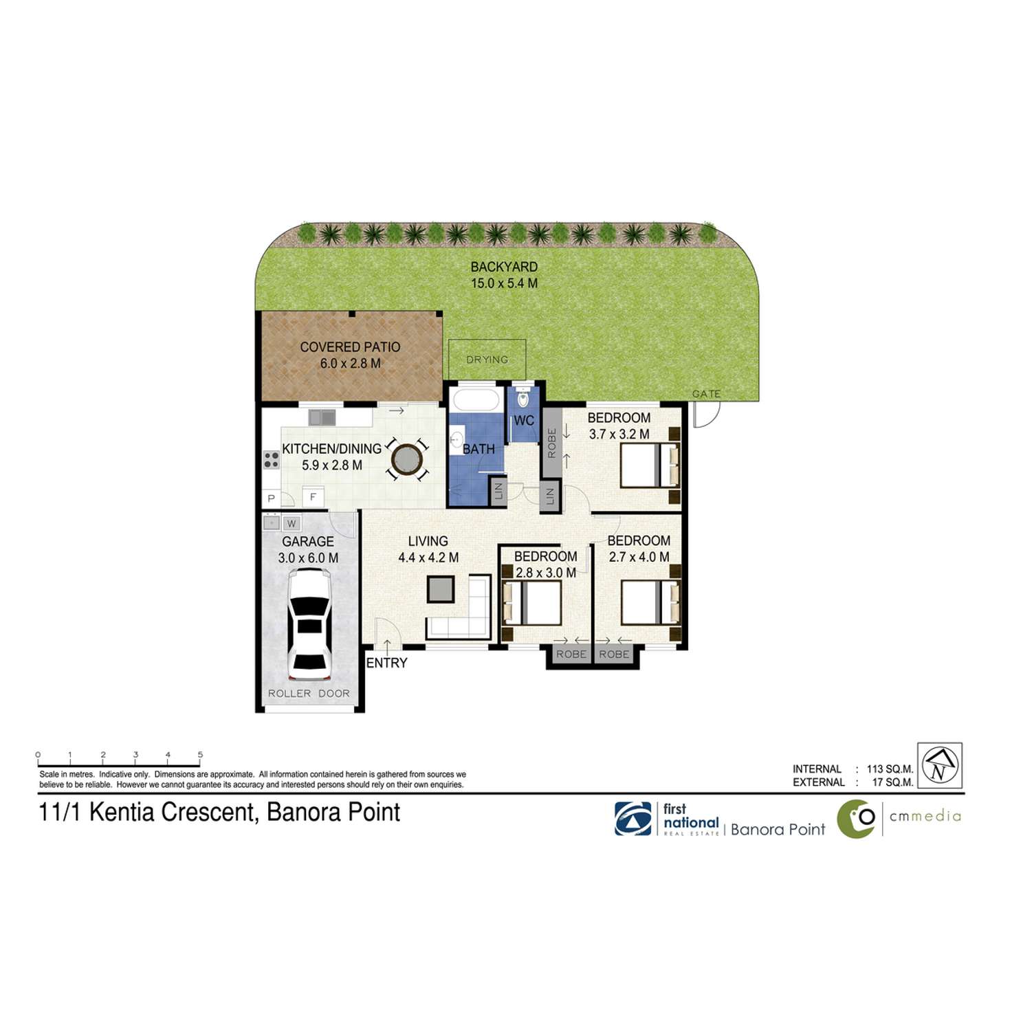 Floorplan of Homely villa listing, 11/1-11 Kentia Crescent, Banora Point NSW 2486