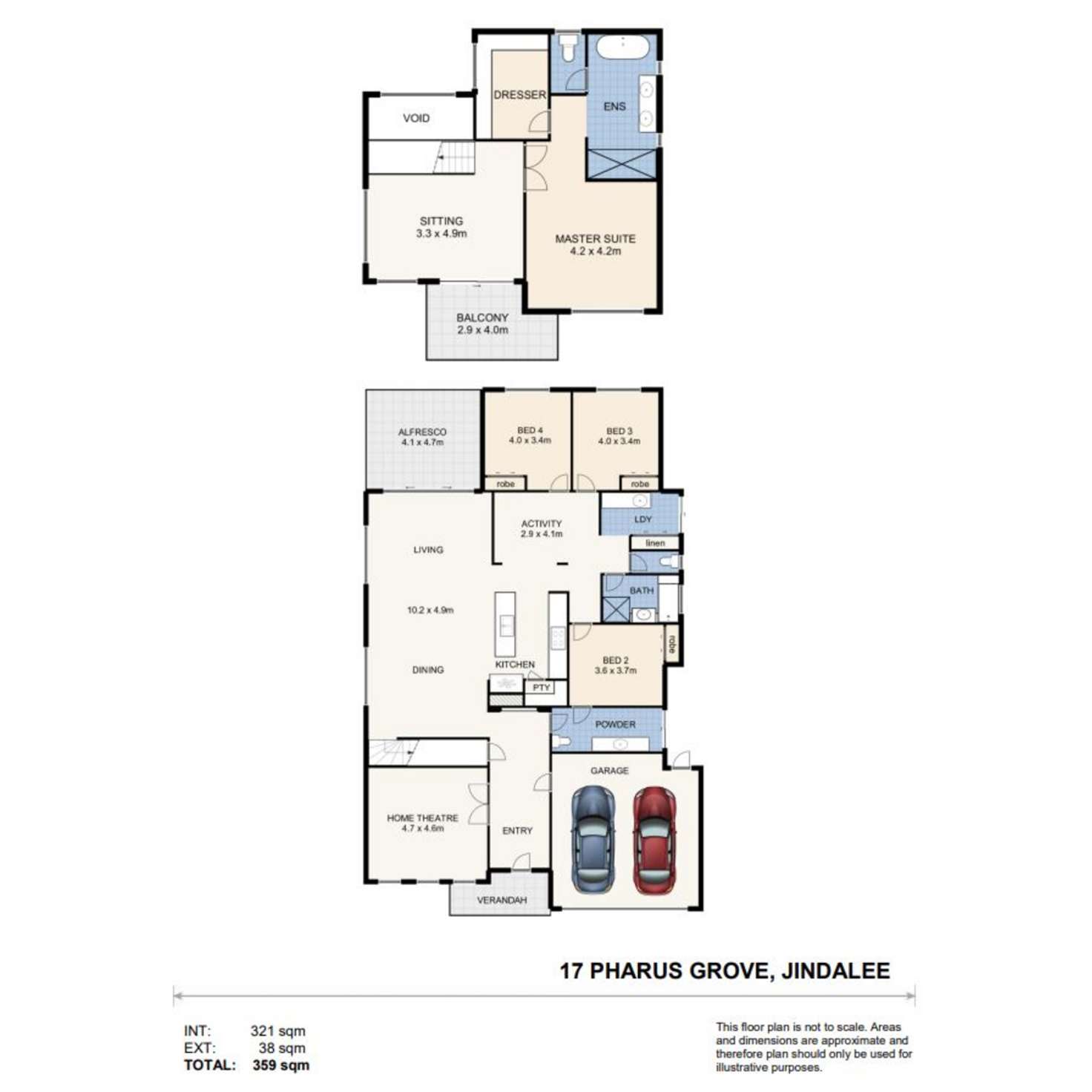 Floorplan of Homely house listing, 17 Pharus Grove, Jindalee WA 6036
