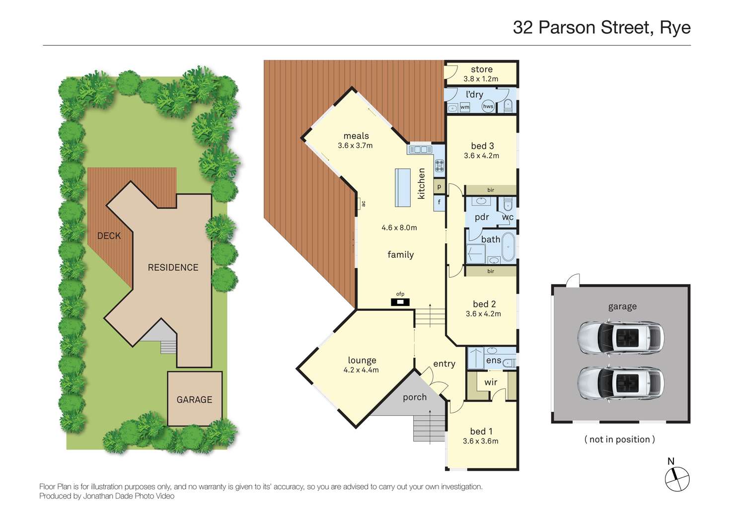 Floorplan of Homely house listing, 32 Parson Street, Rye VIC 3941