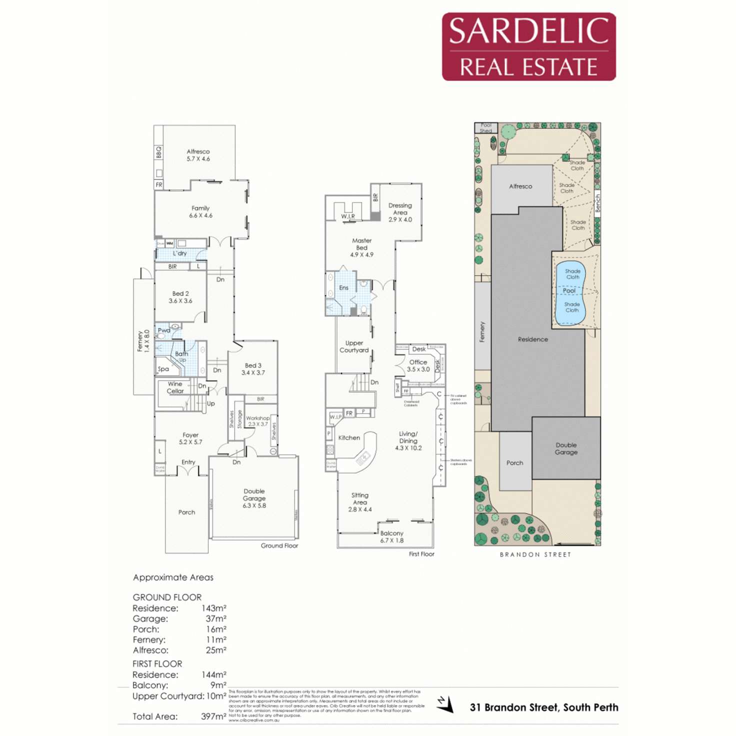 Floorplan of Homely house listing, 31 Brandon Street, South Perth WA 6151