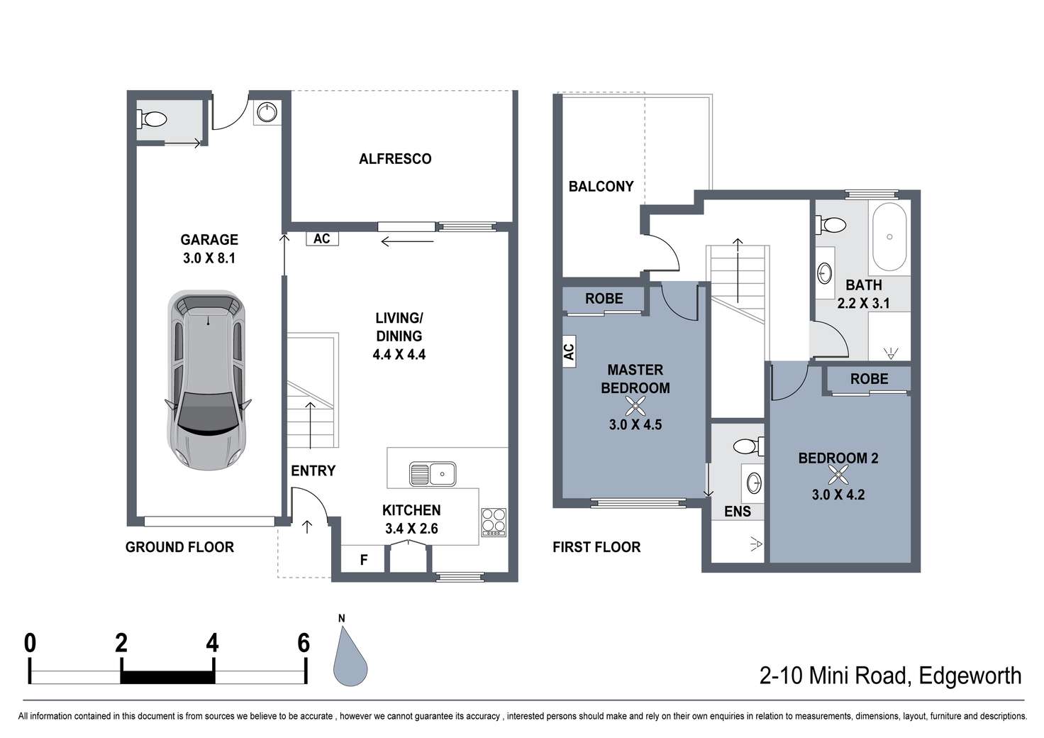 Floorplan of Homely townhouse listing, 2/10 Minmi Road, Edgeworth NSW 2285