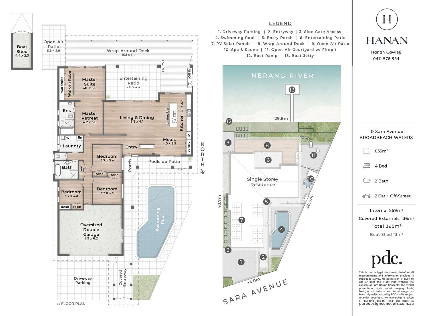 Floorplan of Homely house listing, 10 Sara Avenue, Broadbeach Waters QLD 4218