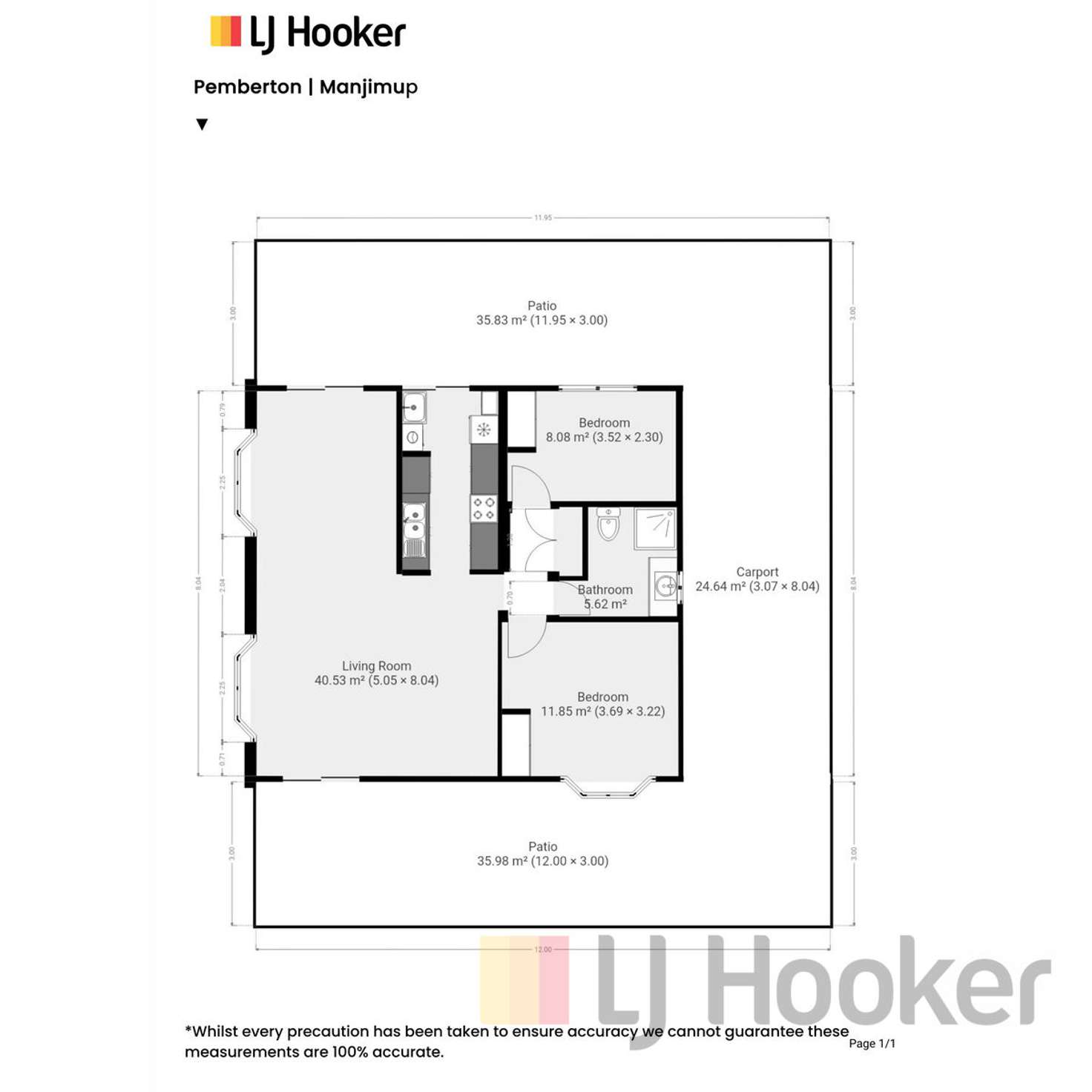 Floorplan of Homely house listing, 42 Ellis Street, Pemberton WA 6260