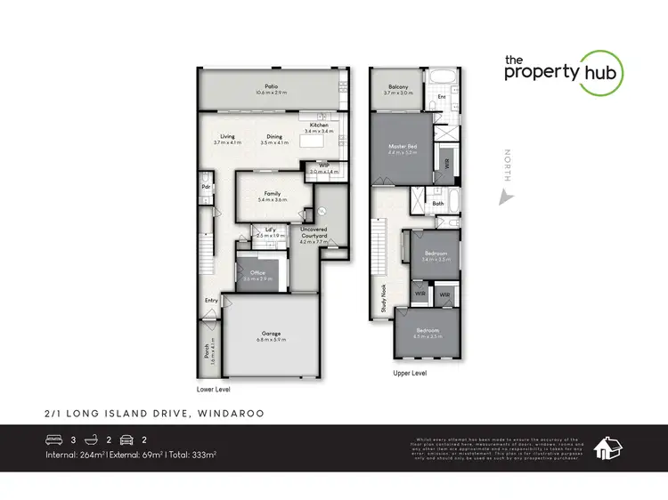 Floorplan of Homely house listing, 2/1 Long Island Drive, Windaroo QLD 4207