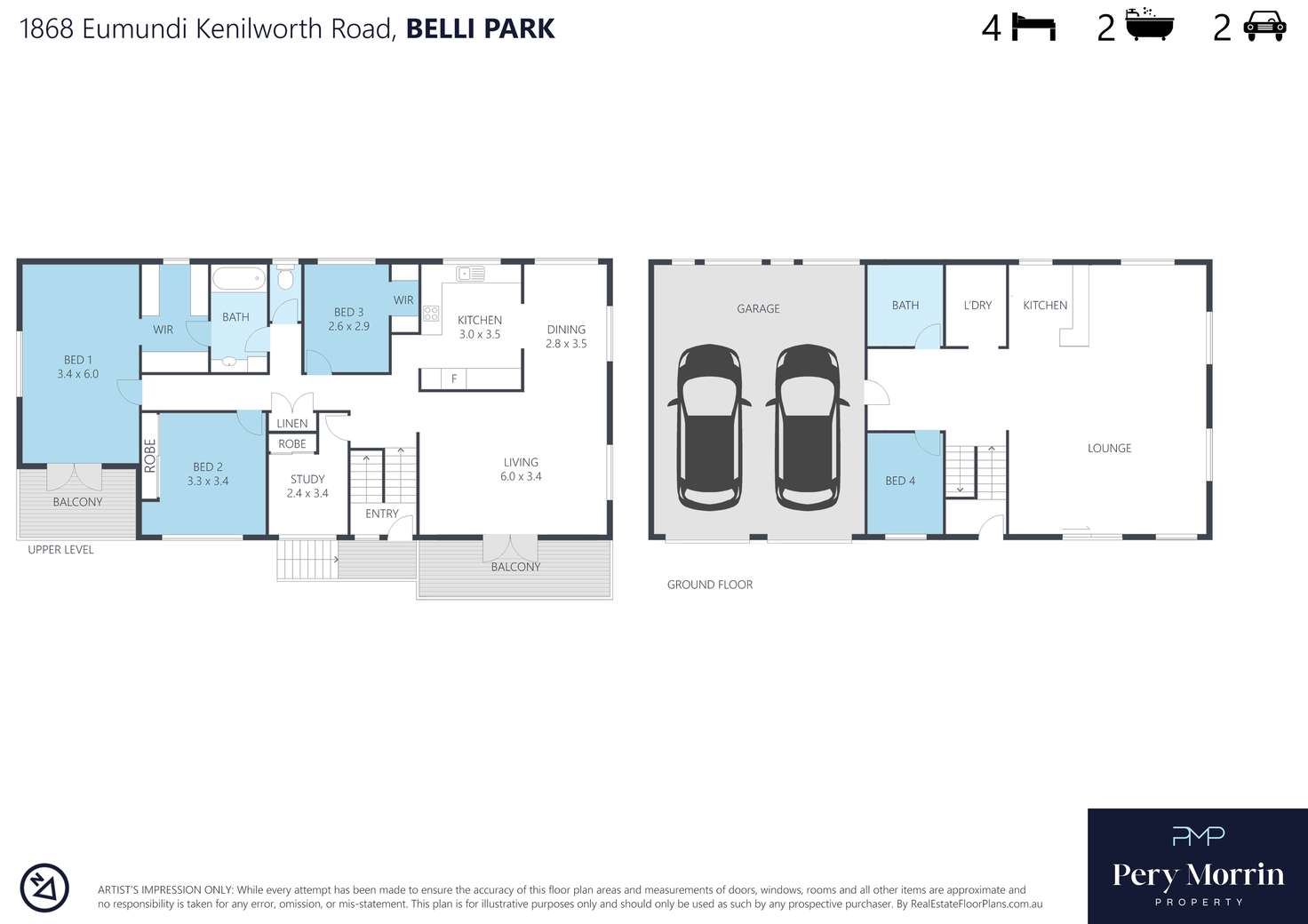 Floorplan of Homely house listing, 1868 Eumundi Kenilworth Road, Belli Park QLD 4562