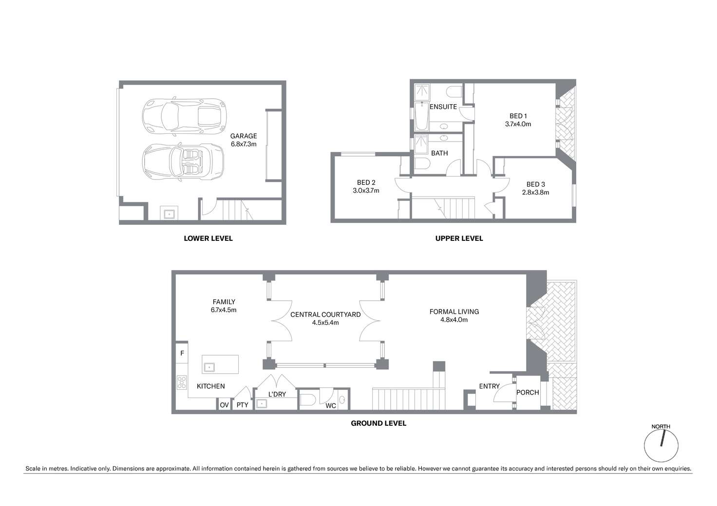 Floorplan of Homely terrace listing, 3 Cadigal Avenue, Pyrmont NSW 2009