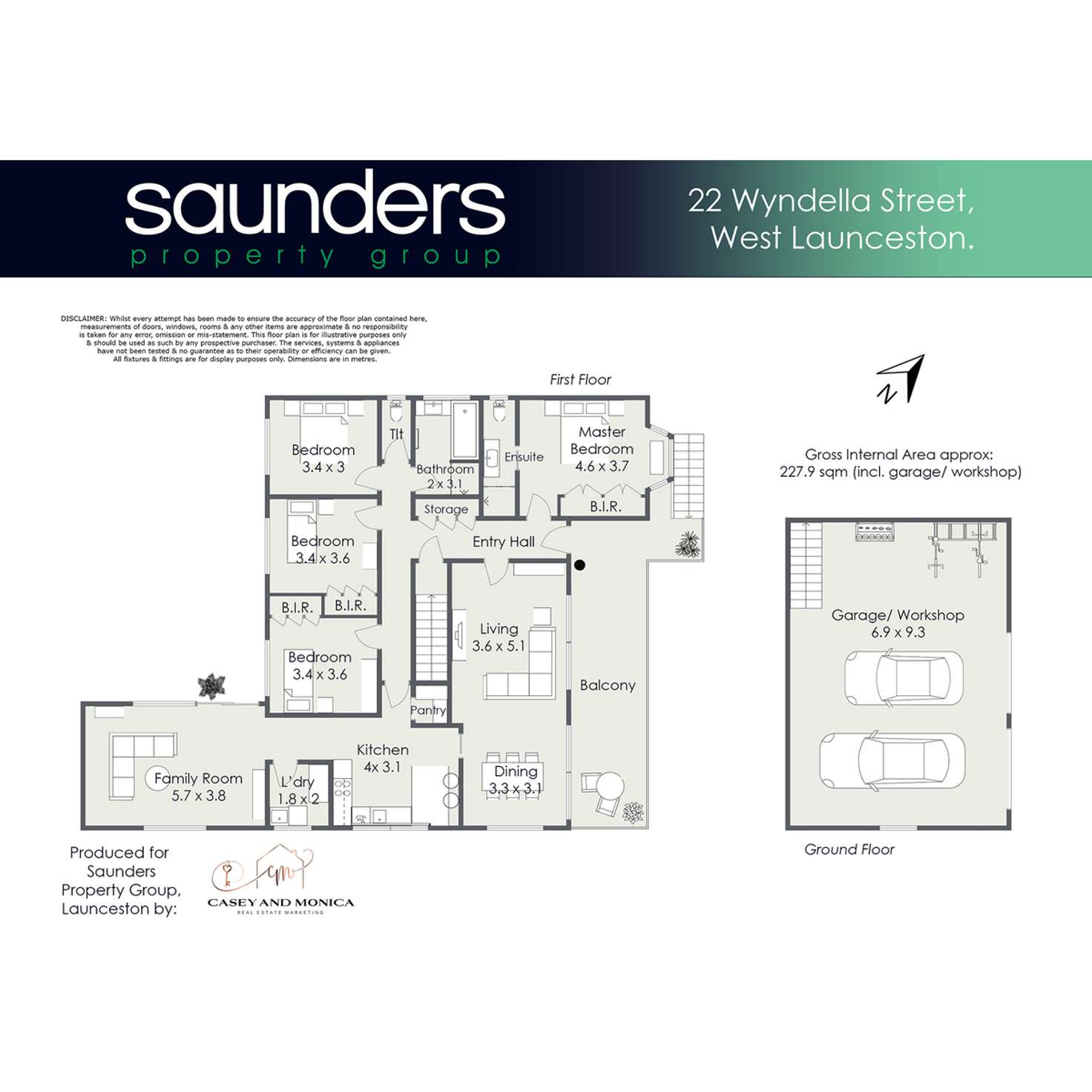 Floorplan of Homely house listing, 22 Wyndella Street, West Launceston TAS 7250