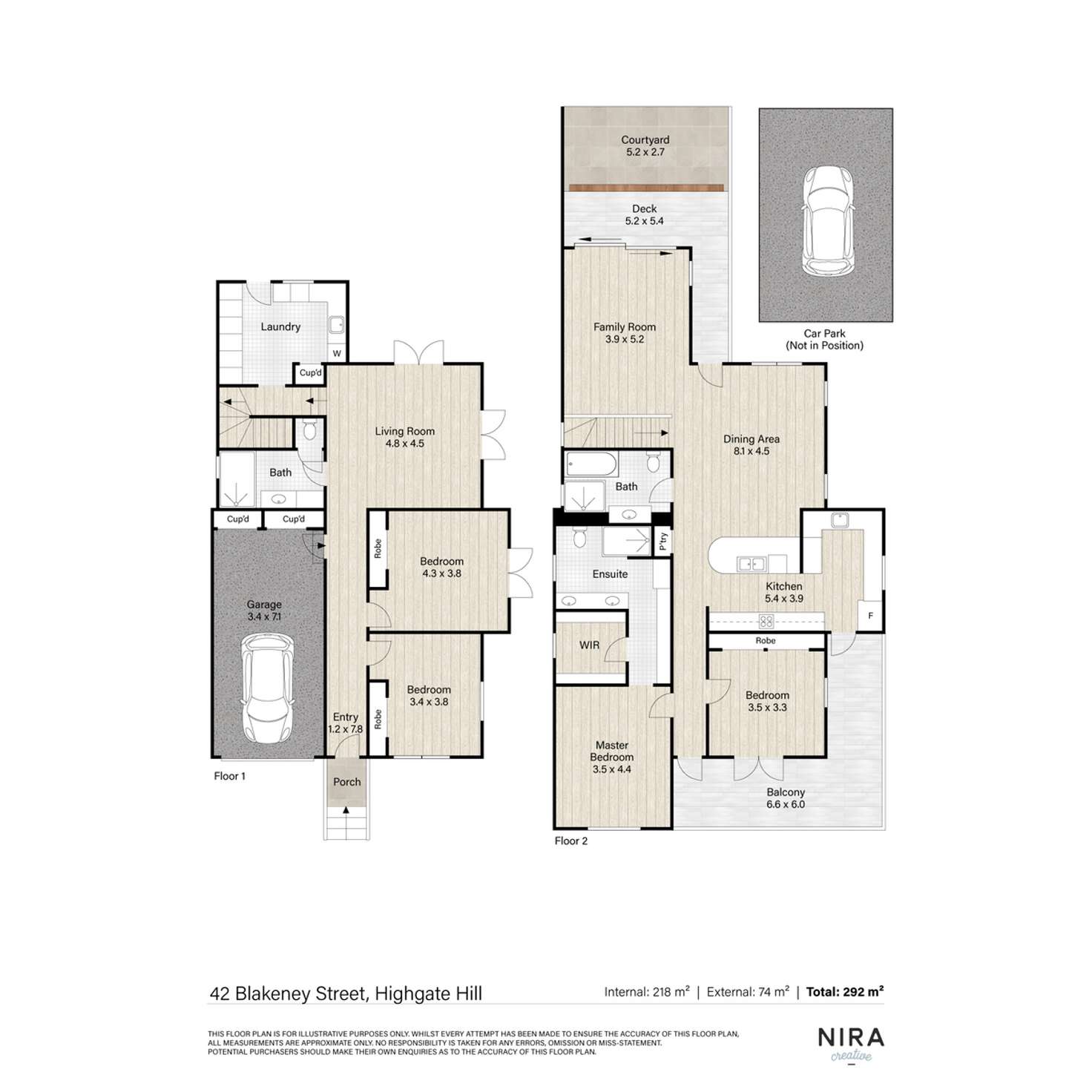 Floorplan of Homely house listing, 42 Blakeney Street, Highgate Hill QLD 4101