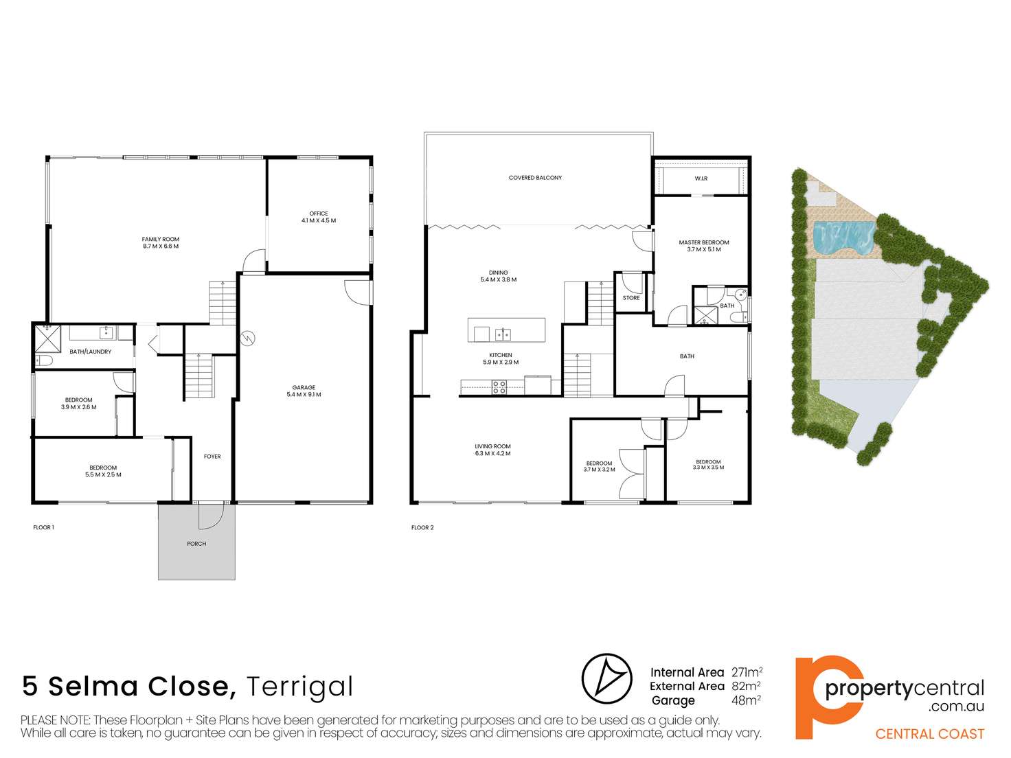 Floorplan of Homely house listing, 5 Selma Close, Terrigal NSW 2260