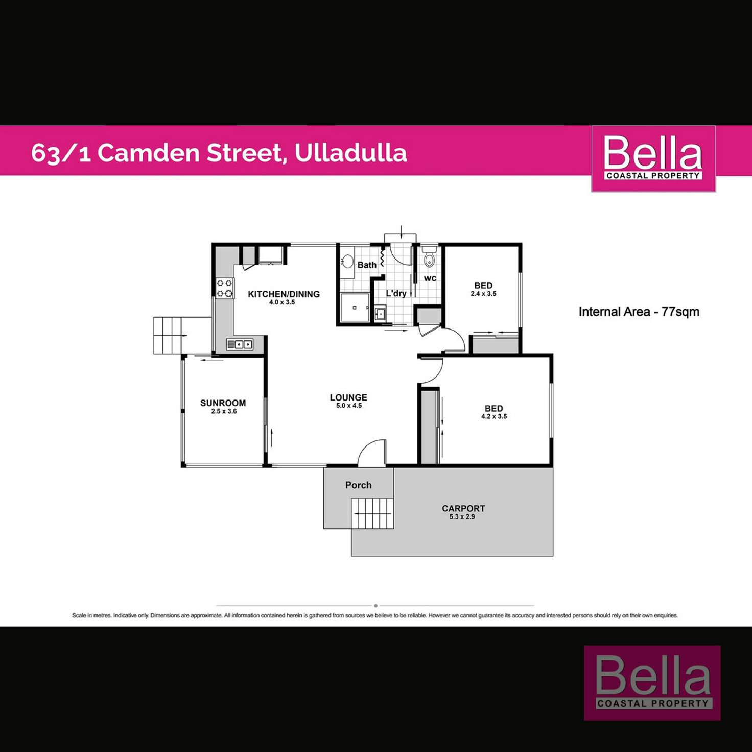 Floorplan of Homely house listing, 63/1 Camden Street, Ulladulla NSW 2539