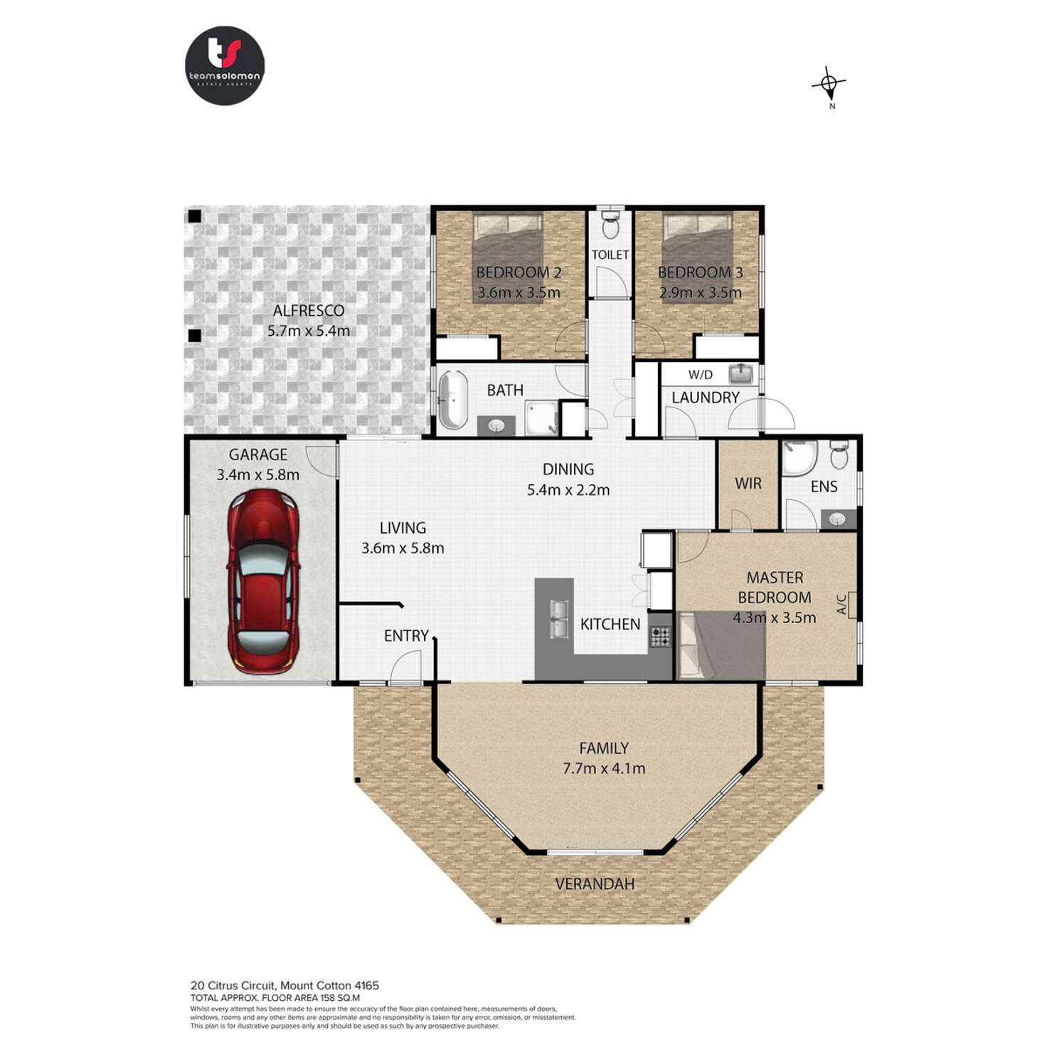 Floorplan of Homely house listing, 20 Citrus Circuit, Mount Cotton QLD 4165