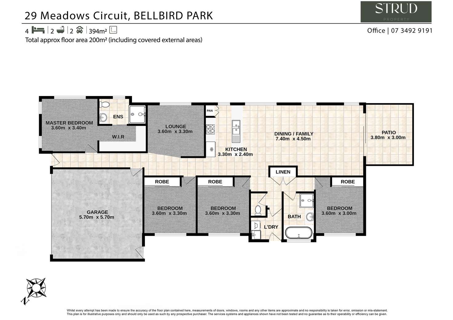 Floorplan of Homely house listing, 29 Meadows Circuit, Bellbird Park QLD 4300