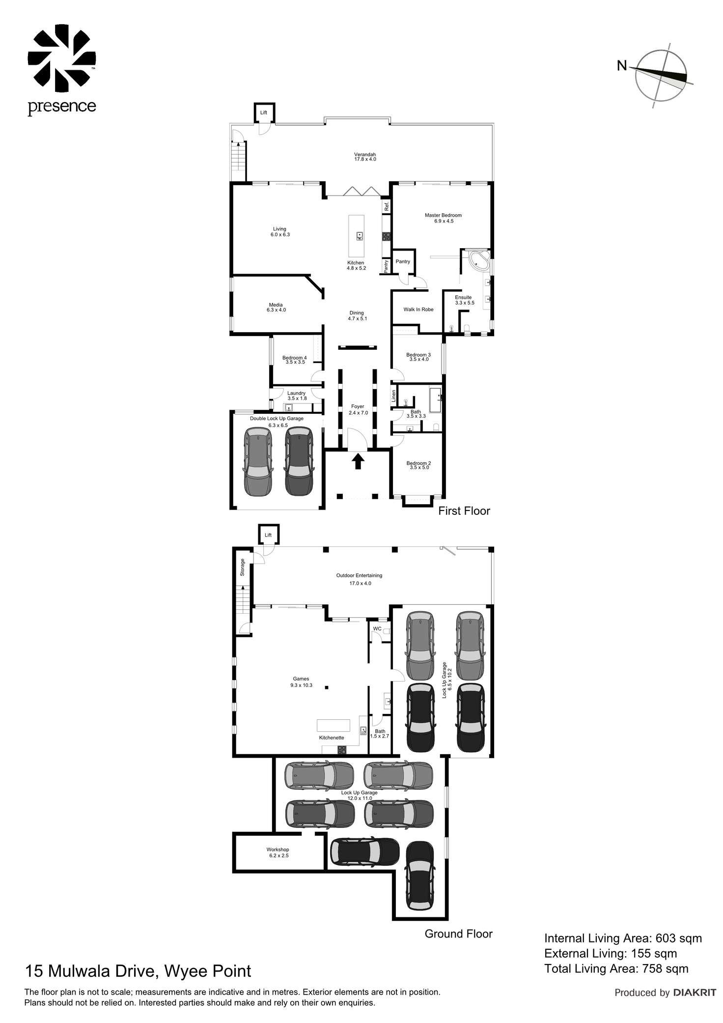 Floorplan of Homely house listing, 15 Mulwala Drive, Wyee Point NSW 2259