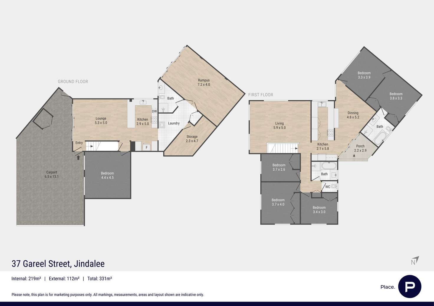 Floorplan of Homely house listing, 37 Gareel Street, Jindalee QLD 4074