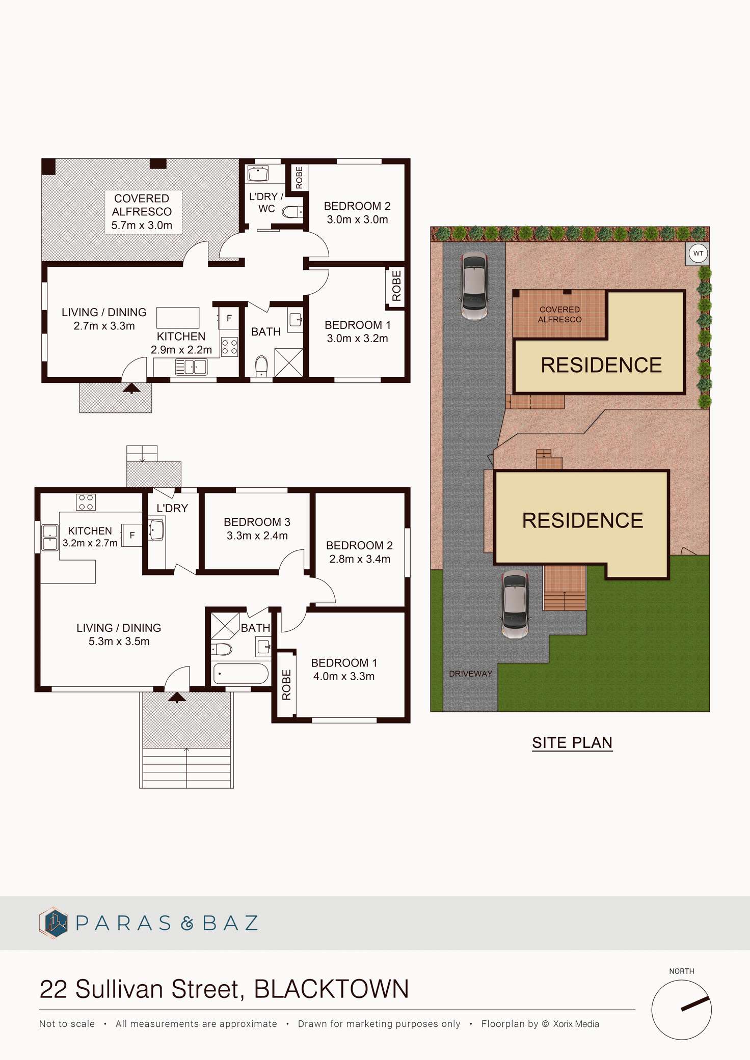 Floorplan of Homely house listing, 22 & 22A Sullivan Street, Blacktown NSW 2148