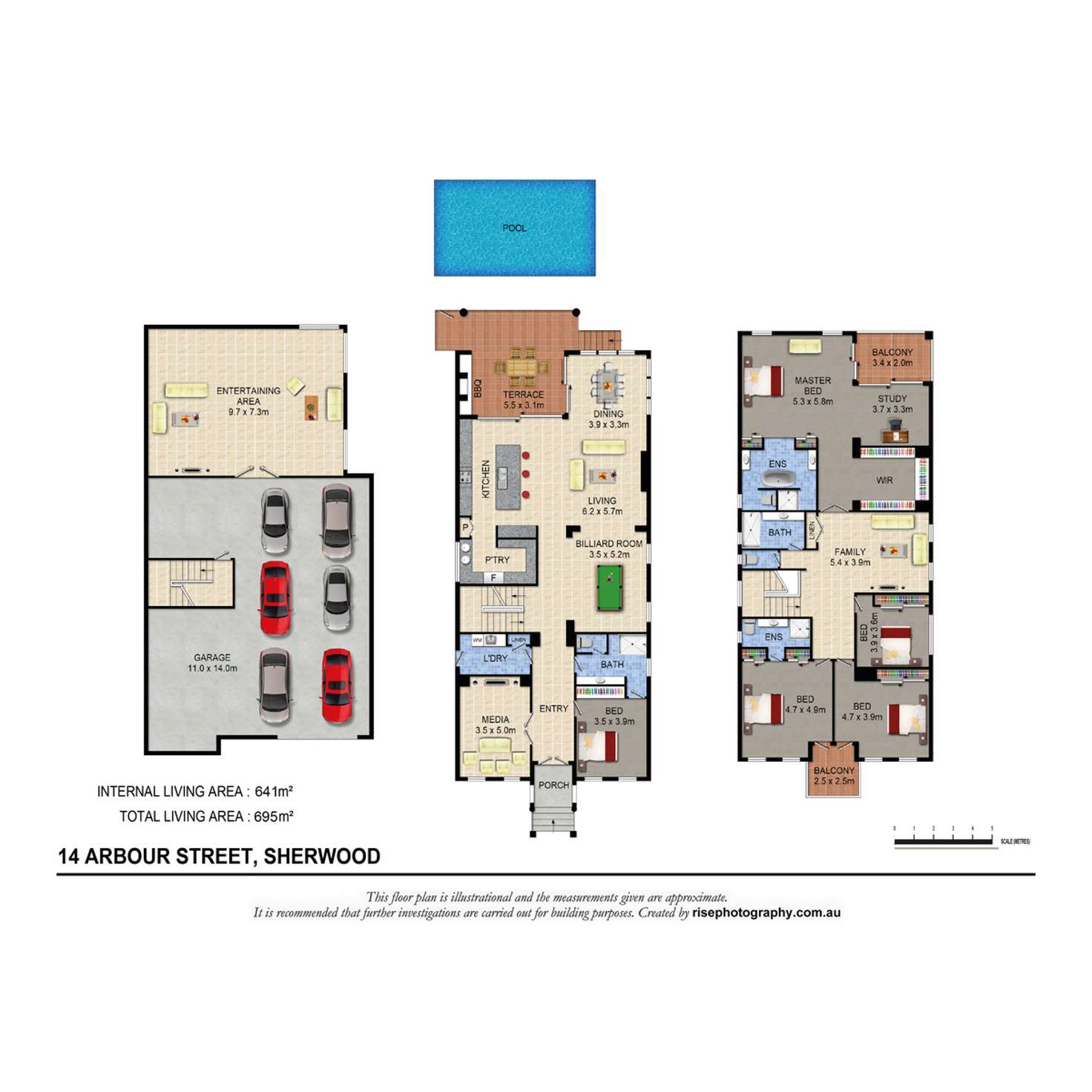 Floorplan of Homely house listing, 14 Arbour Street, Sherwood QLD 4075