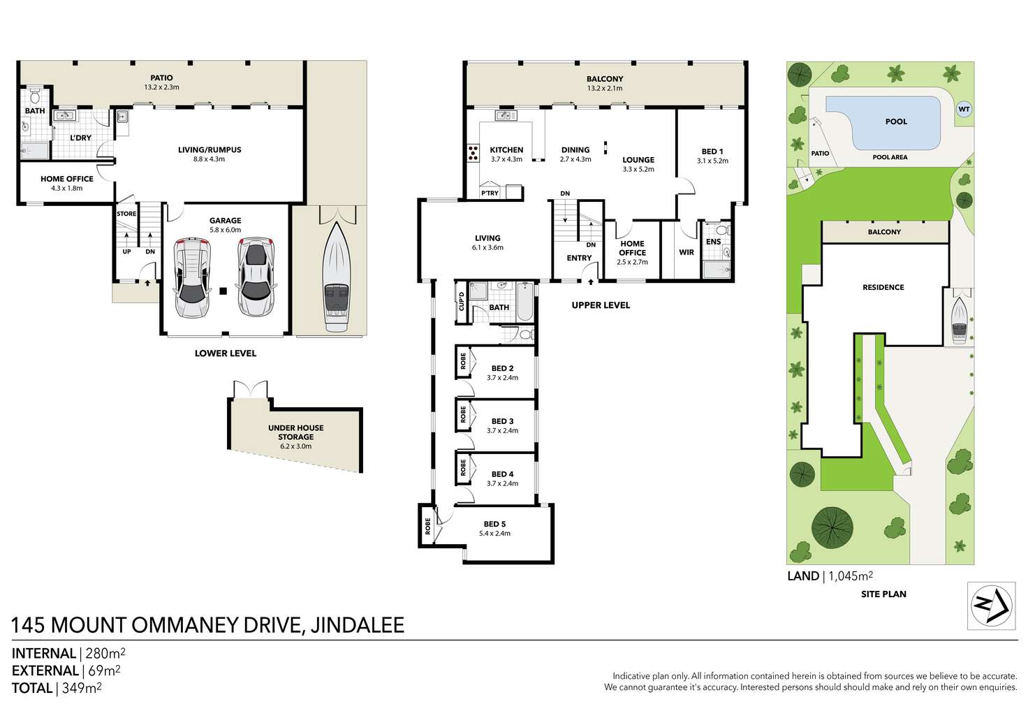 Floorplan of Homely house listing, 145 Mount Ommaney Drive, Jindalee QLD 4074