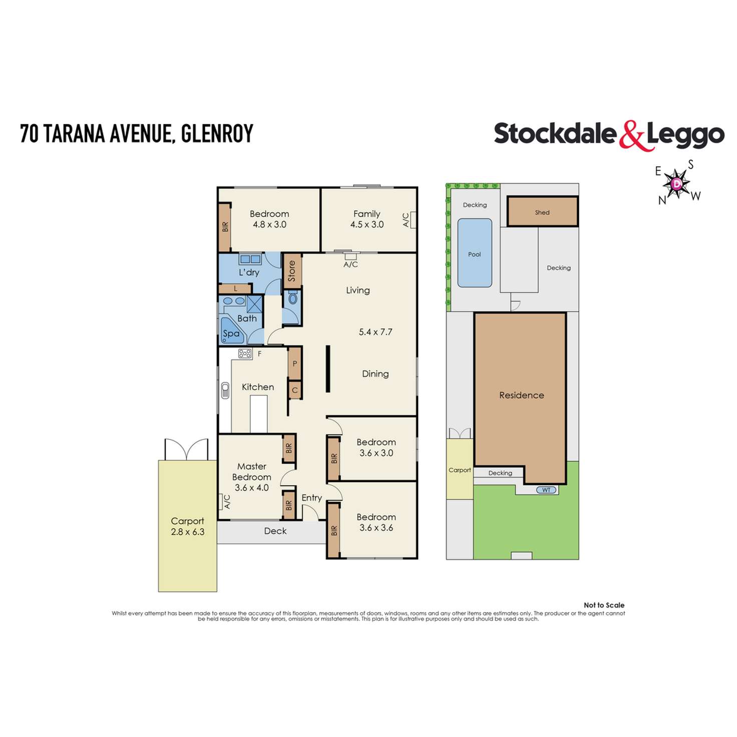 Floorplan of Homely house listing, 70 Tarana Avenue, Glenroy VIC 3046