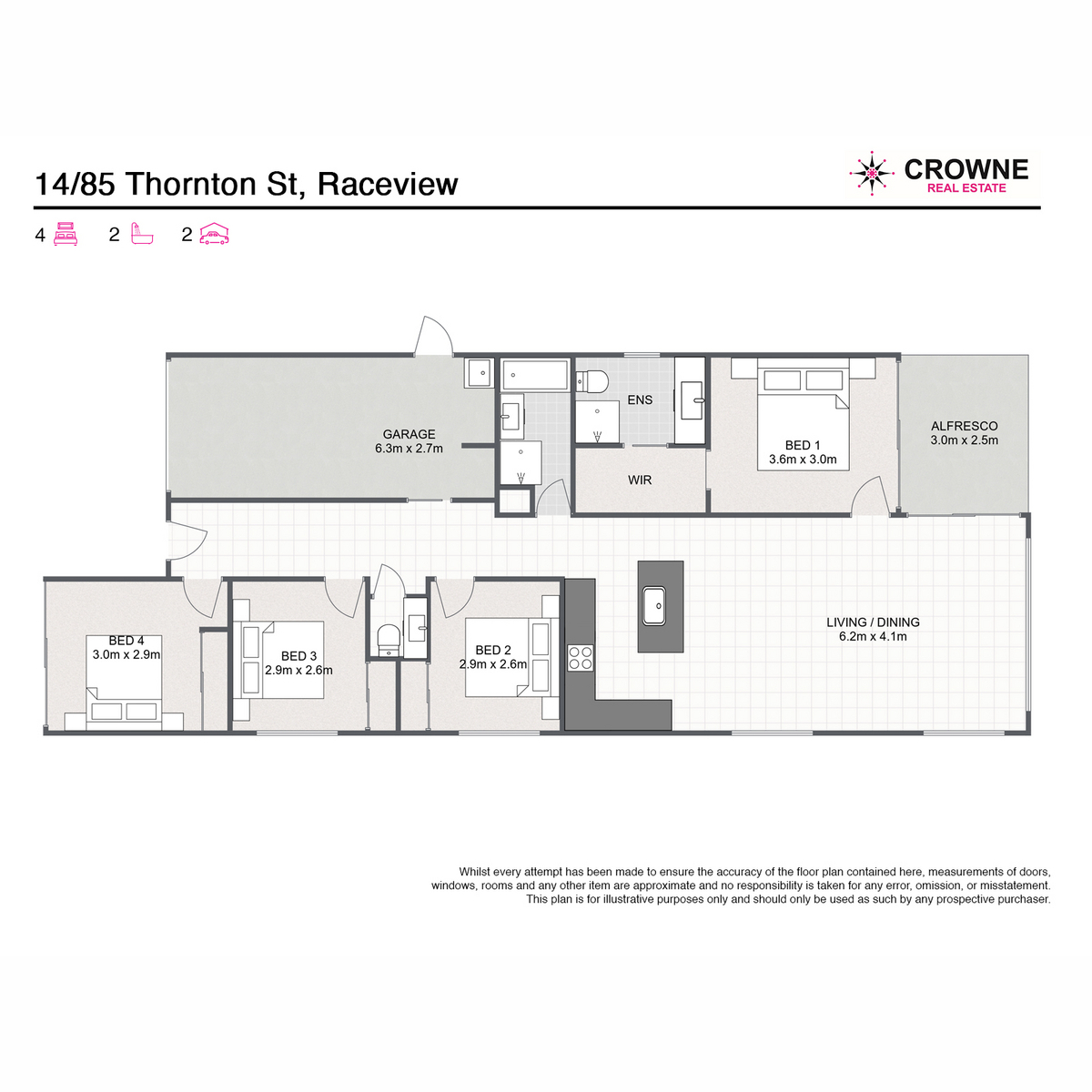 Floorplan of Homely house listing, 14/85 Thornton Street, Raceview QLD 4305