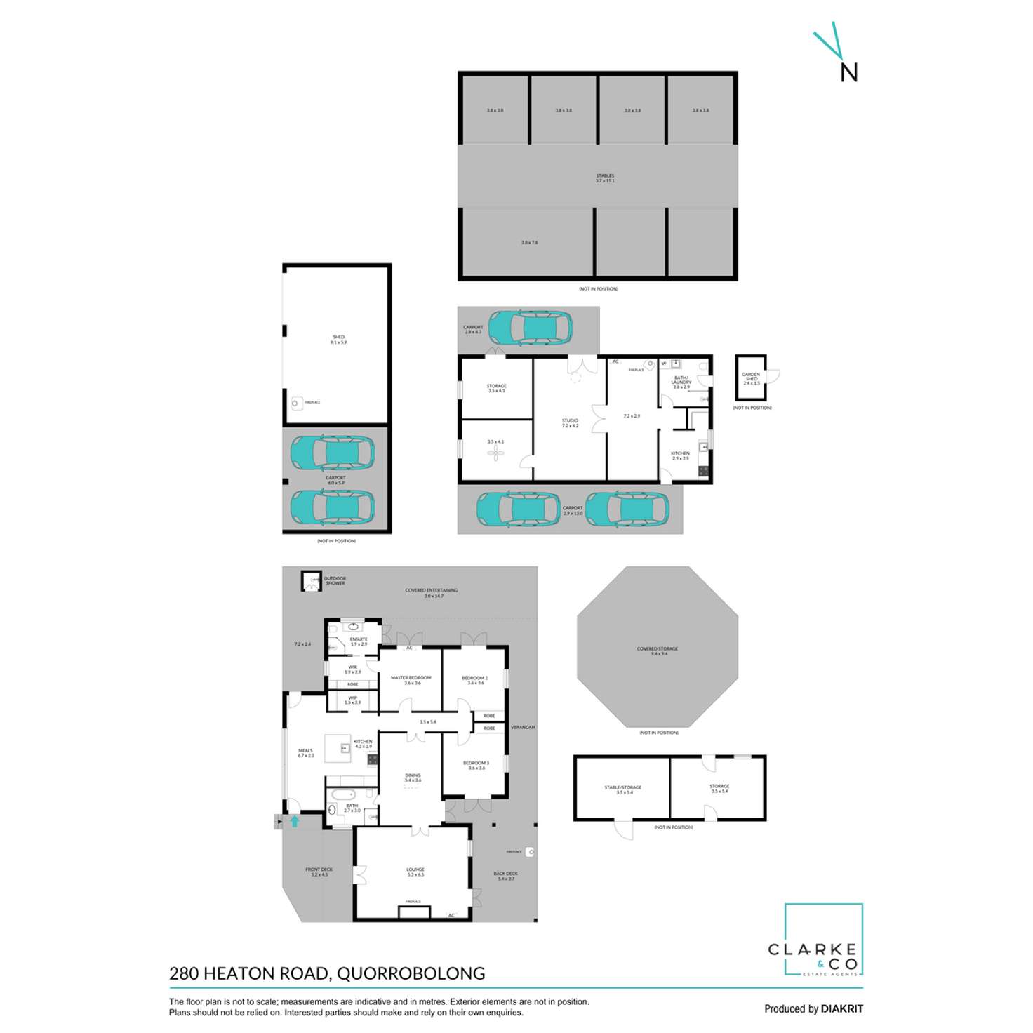 Floorplan of Homely lifestyle listing, 280 Heaton Road, Quorrobolong NSW 2325