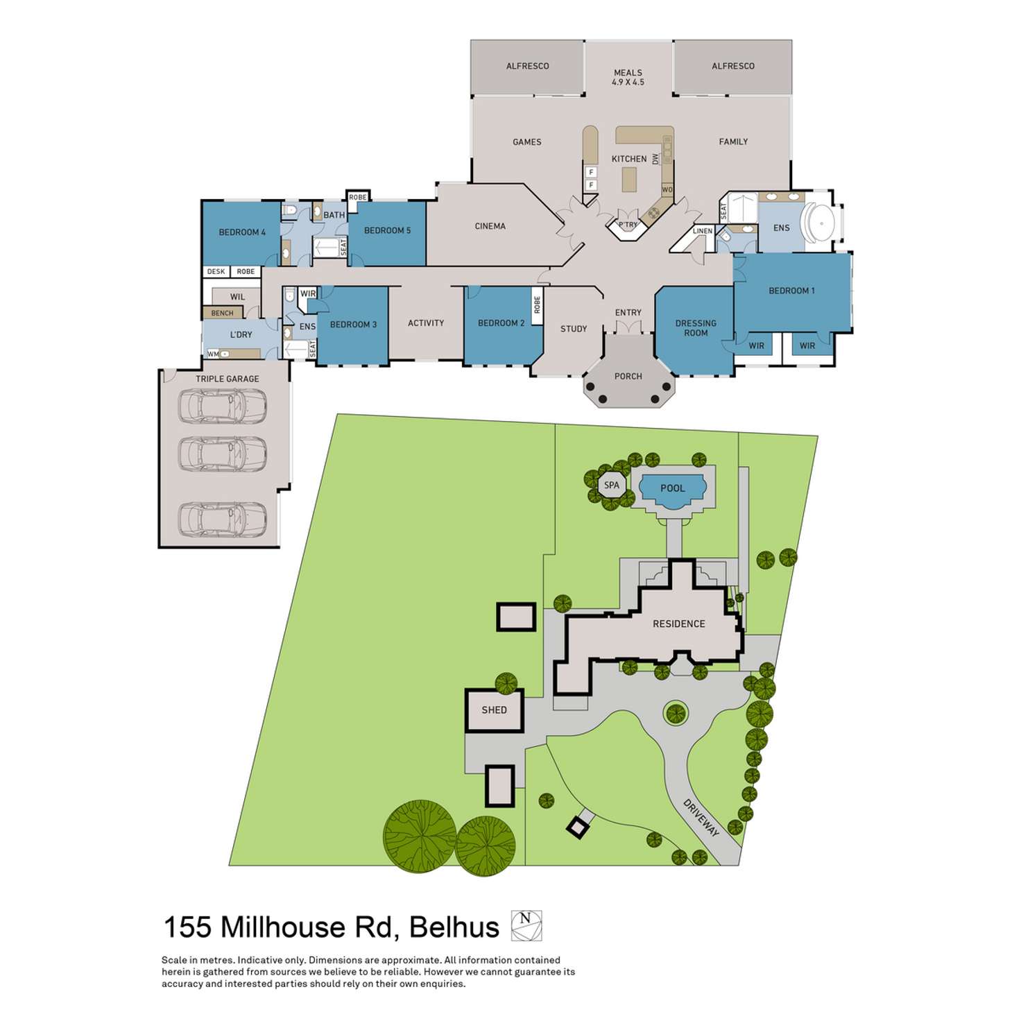 Floorplan of Homely house listing, 155 Millhouse Road, Belhus WA 6069