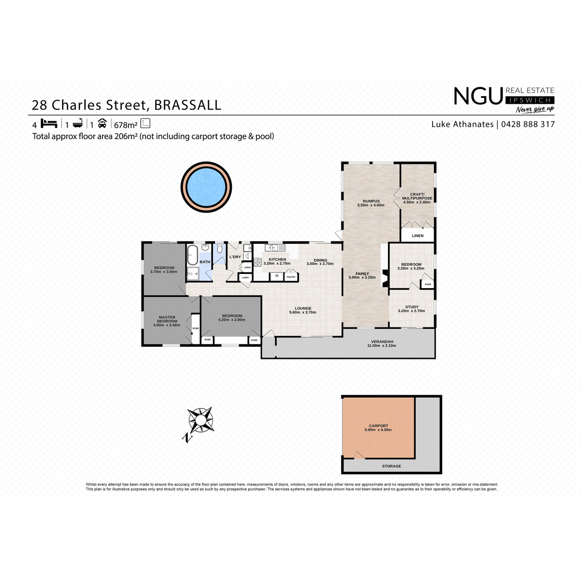 Floorplan of Homely house listing, 28 Charles Street, Brassall QLD 4305