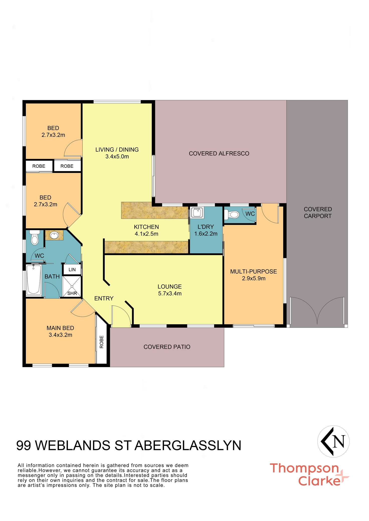 Floorplan of Homely house listing, 99 Weblands Street, Aberglasslyn NSW 2320