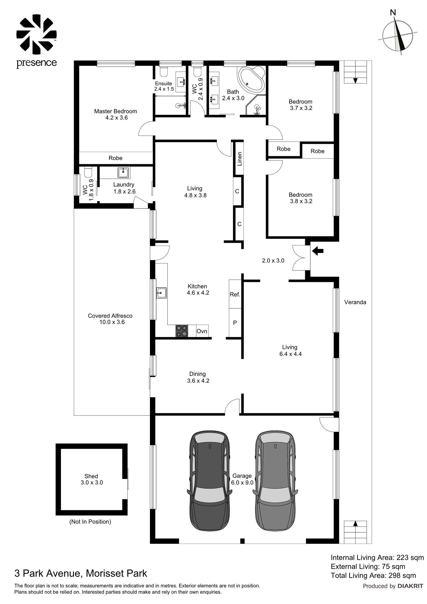Floorplan of Homely house listing, 3 Park Avenue, Morisset Park NSW 2264