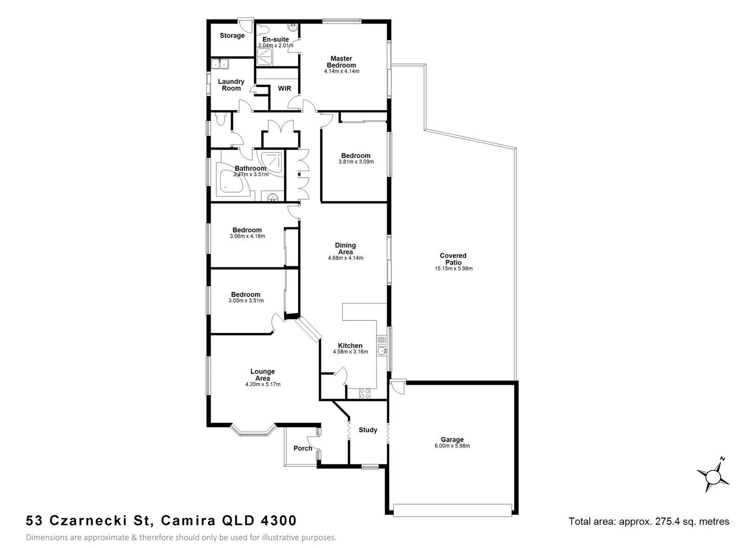 Floorplan of Homely house listing, 53 Czarnecki Street, Camira QLD 4300