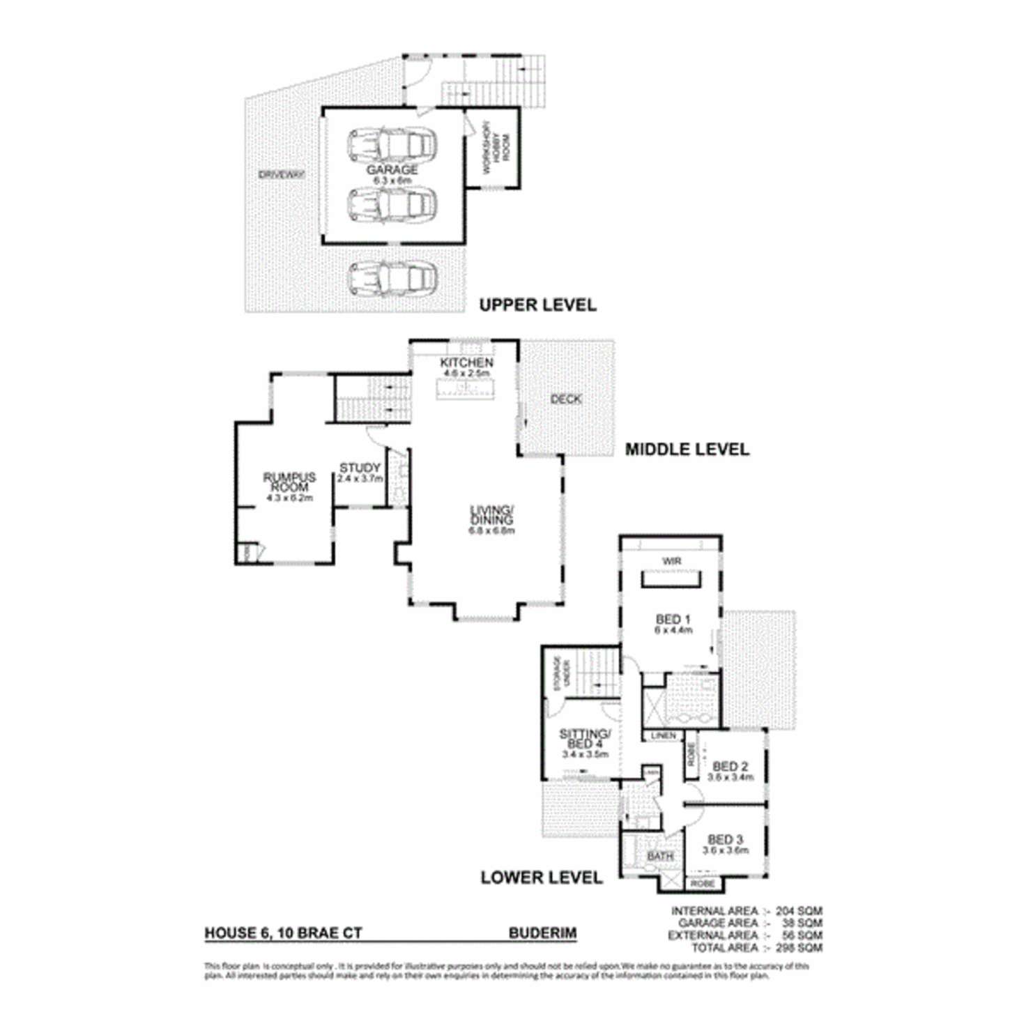 Floorplan of Homely house listing, 6 Panorama Ridge Road, Buderim QLD 4556