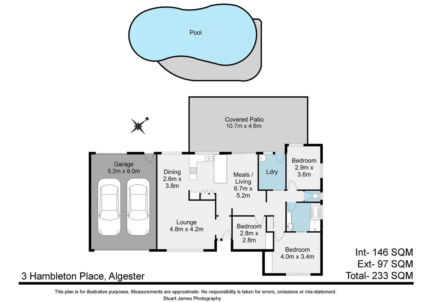 Floorplan of Homely house listing, 3 Hambleton Place, Algester QLD 4115