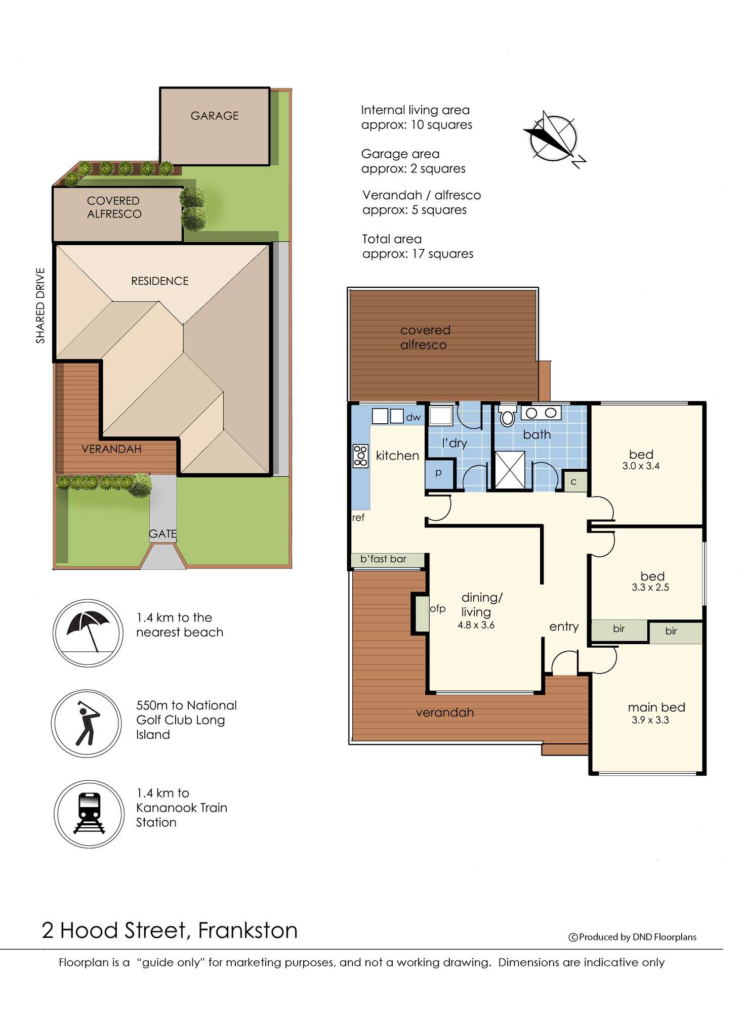 Floorplan of Homely house listing, 2 Hood Street, Frankston VIC 3199