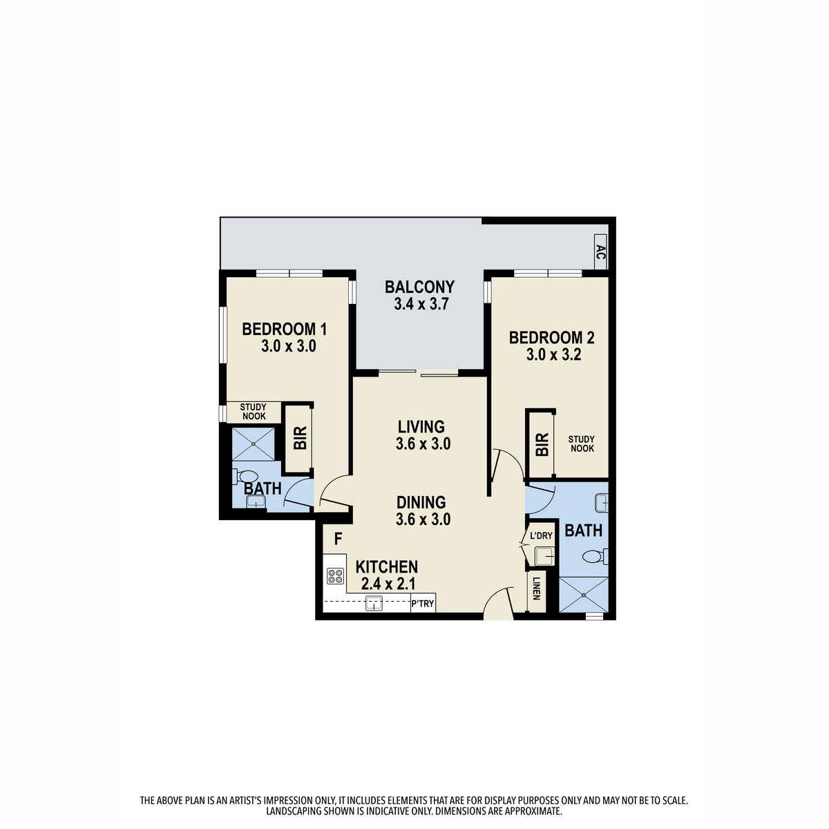 Floorplan of Homely apartment listing, 23/18 Gailey Road, St Lucia QLD 4067