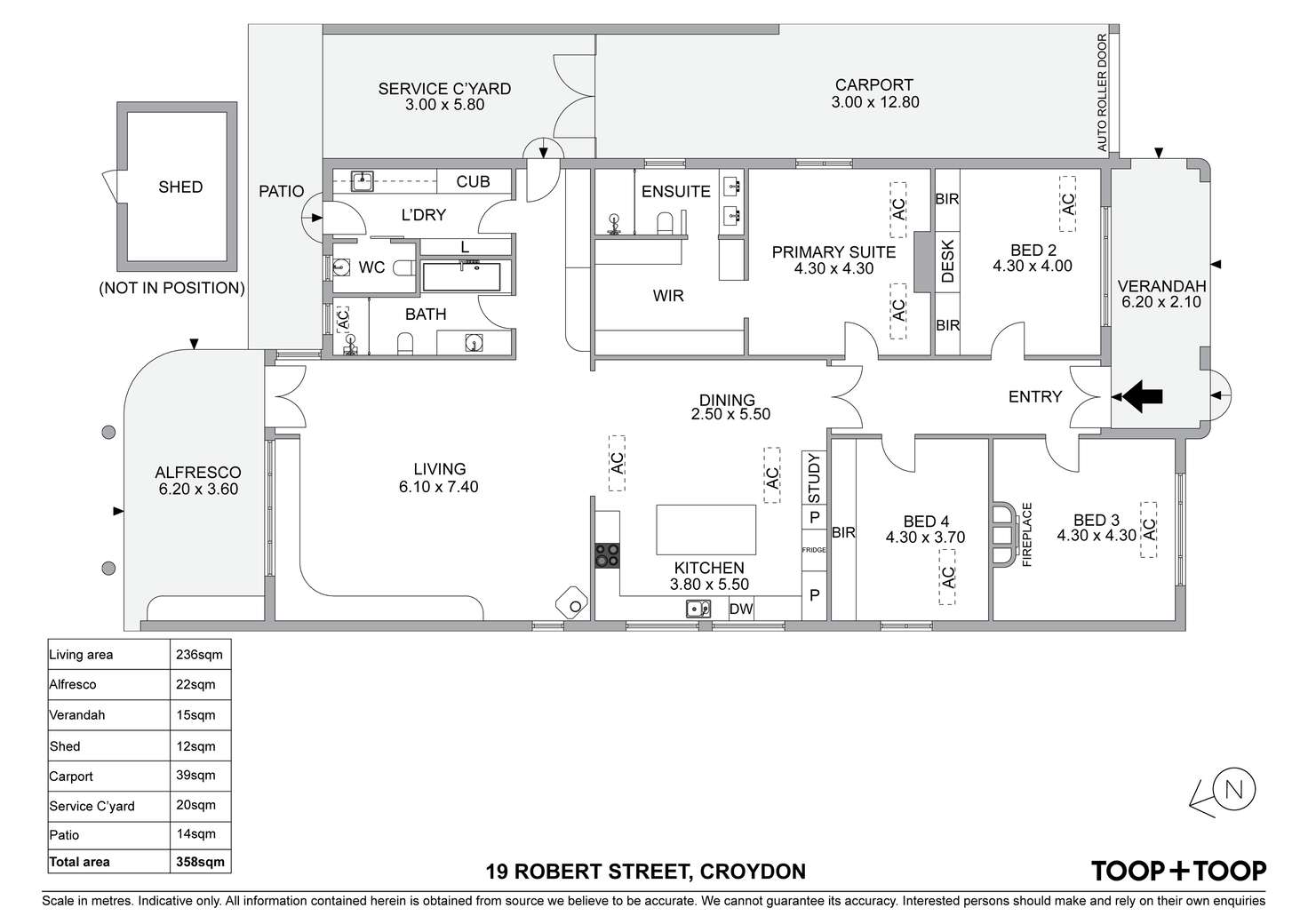 Floorplan of Homely house listing, 19 Robert Street, Croydon SA 5008