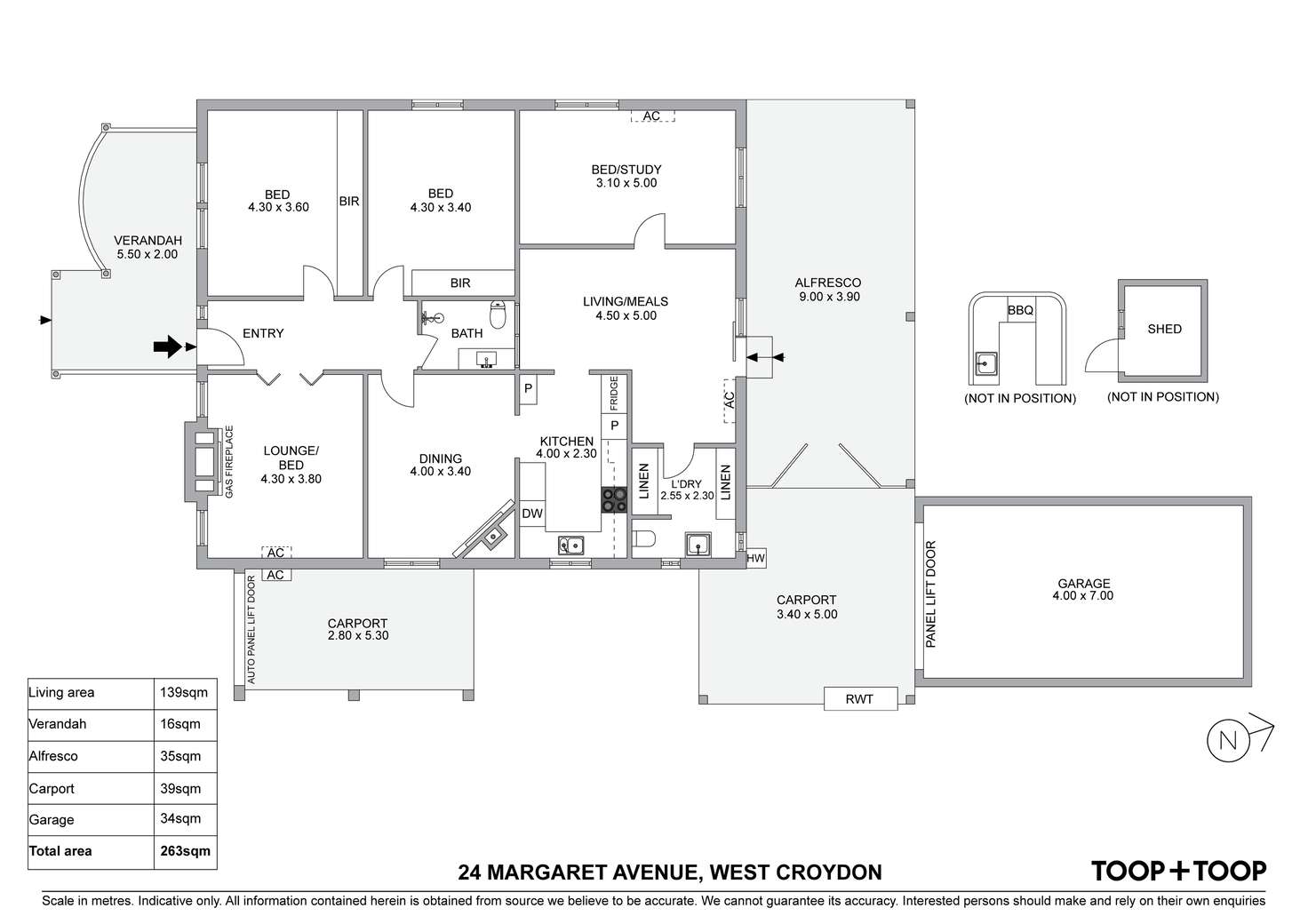 Floorplan of Homely house listing, 24 Margaret Avenue, West Croydon SA 5008