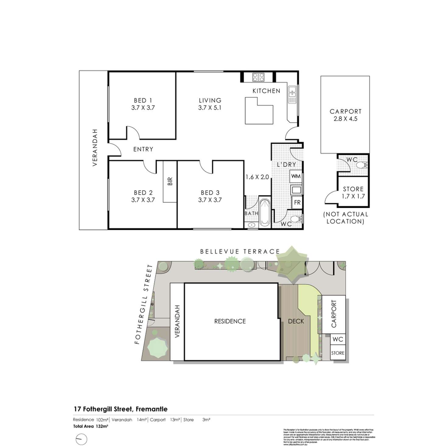 Floorplan of Homely house listing, 17 Fothergill Street, Fremantle WA 6160