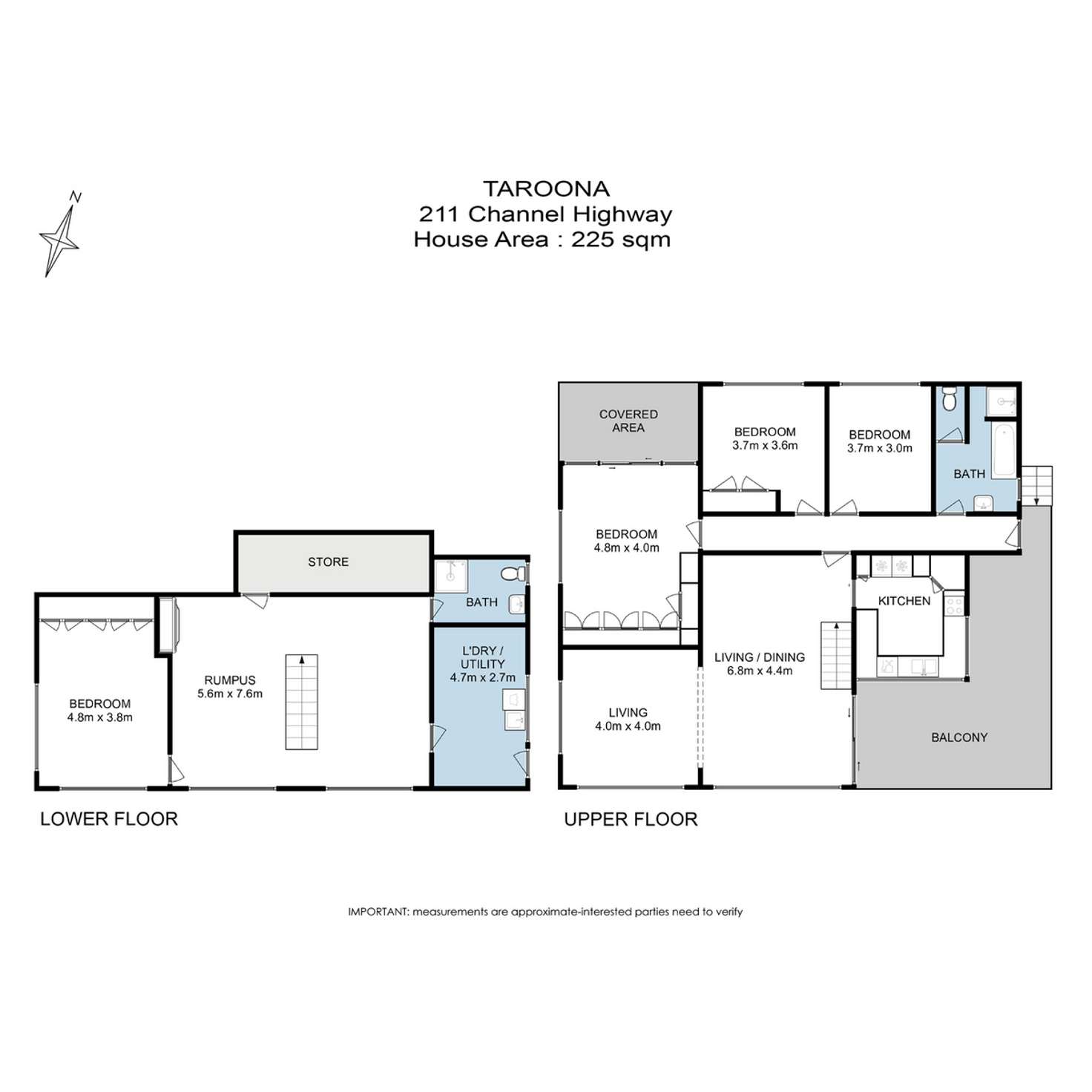 Floorplan of Homely house listing, 211 Channel Highway, Taroona TAS 7053