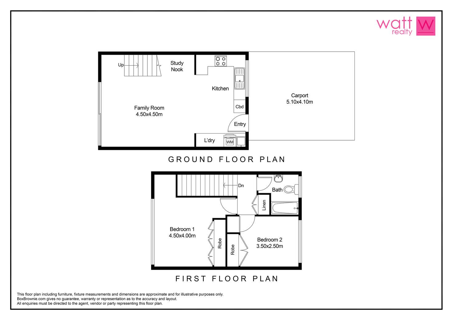 Floorplan of Homely townhouse listing, 2/19 Seeney Street, Zillmere QLD 4034