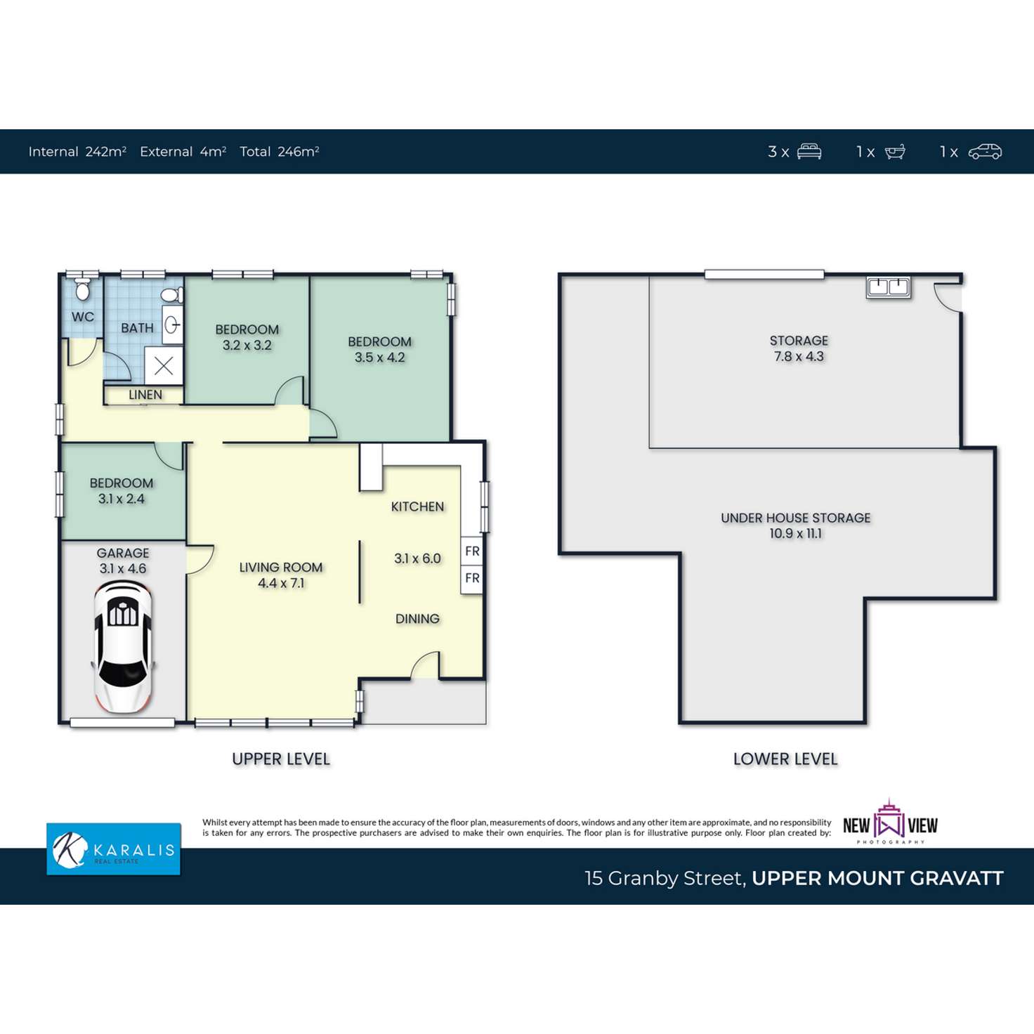 Floorplan of Homely house listing, 15 Granby Street, Upper Mount Gravatt QLD 4122