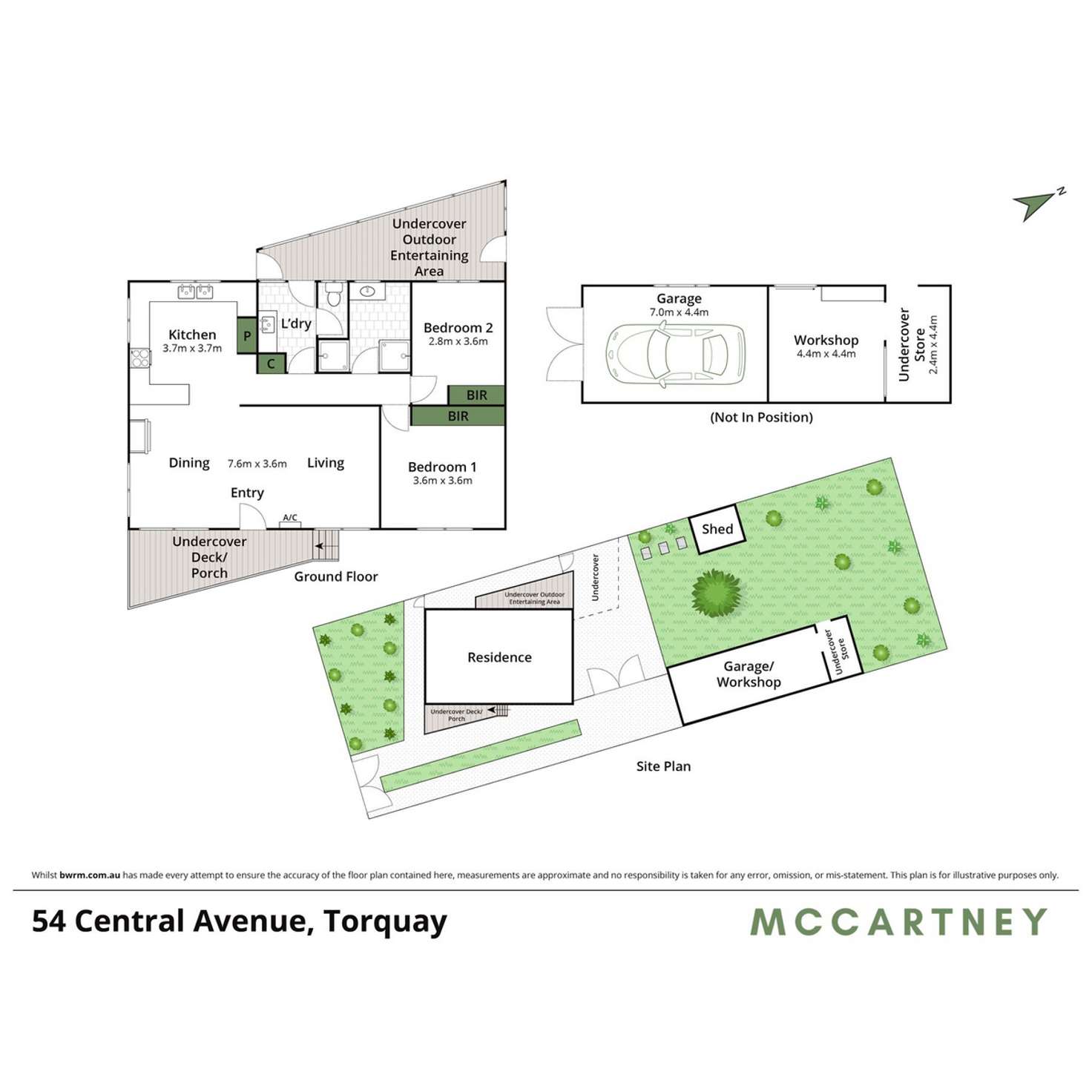 Floorplan of Homely house listing, 54 Central Avenue, Torquay VIC 3228