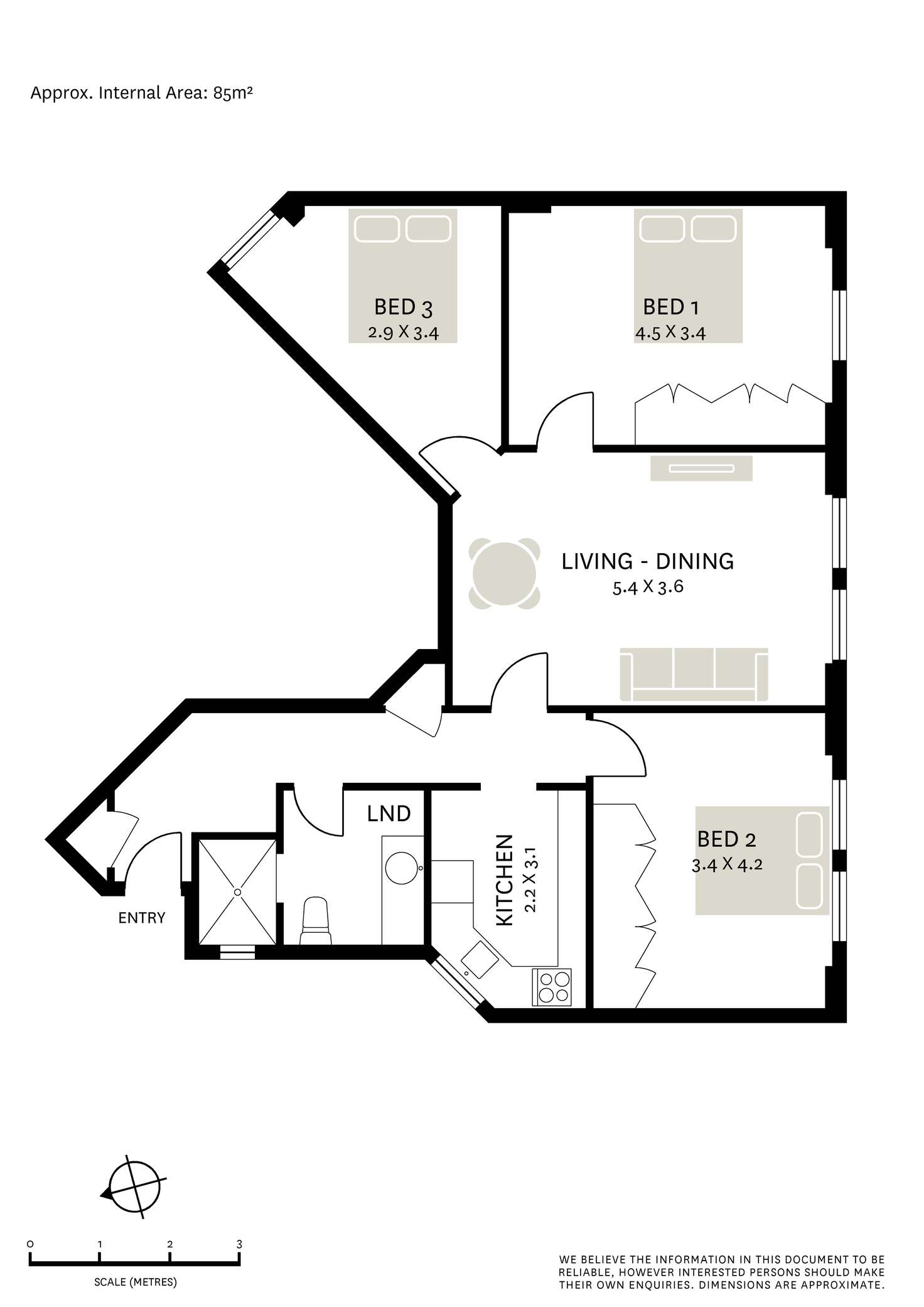 Floorplan of Homely apartment listing, 2/68-70 Elizabeth Bay Road, Elizabeth Bay NSW 2011