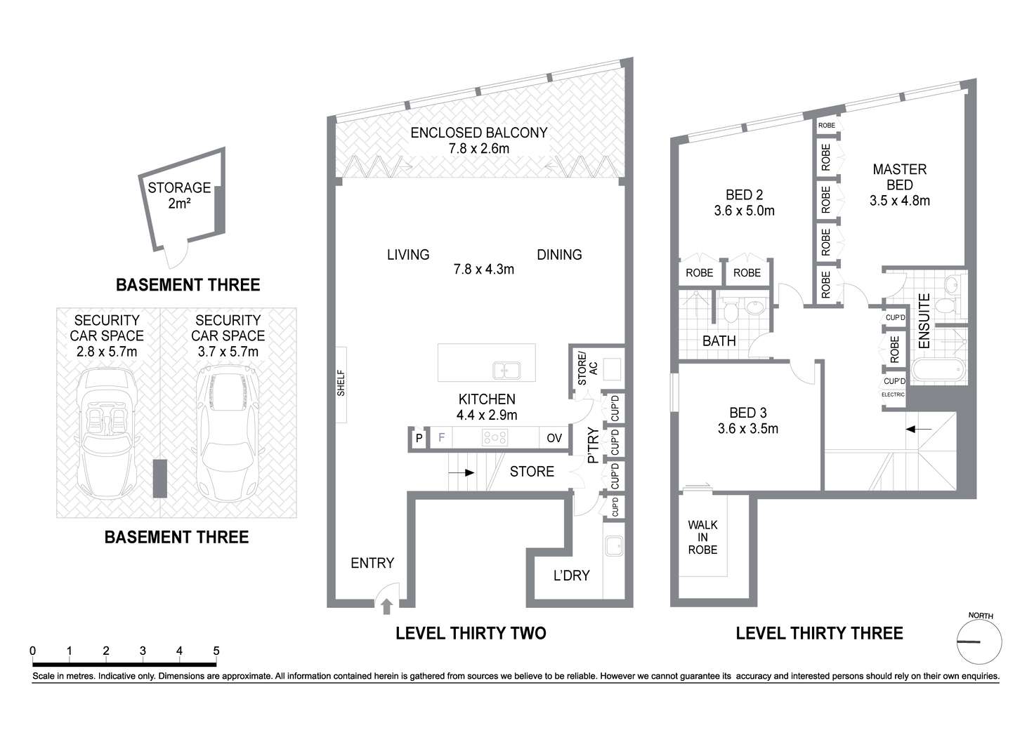 Floorplan of Homely apartment listing, 3208/1 Carlton Street, Chippendale NSW 2008