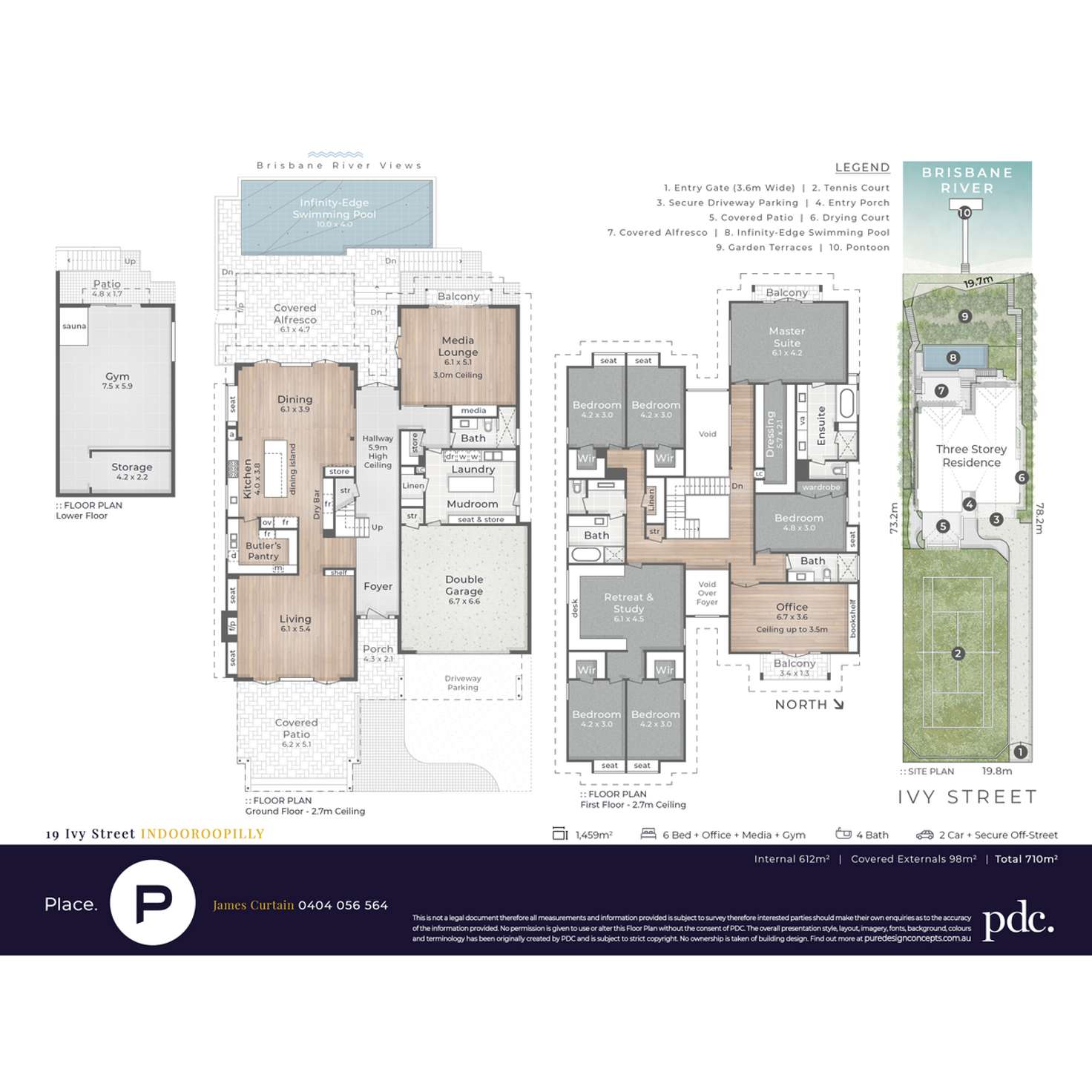 Floorplan of Homely house listing, 19 Ivy Street, Indooroopilly QLD 4068
