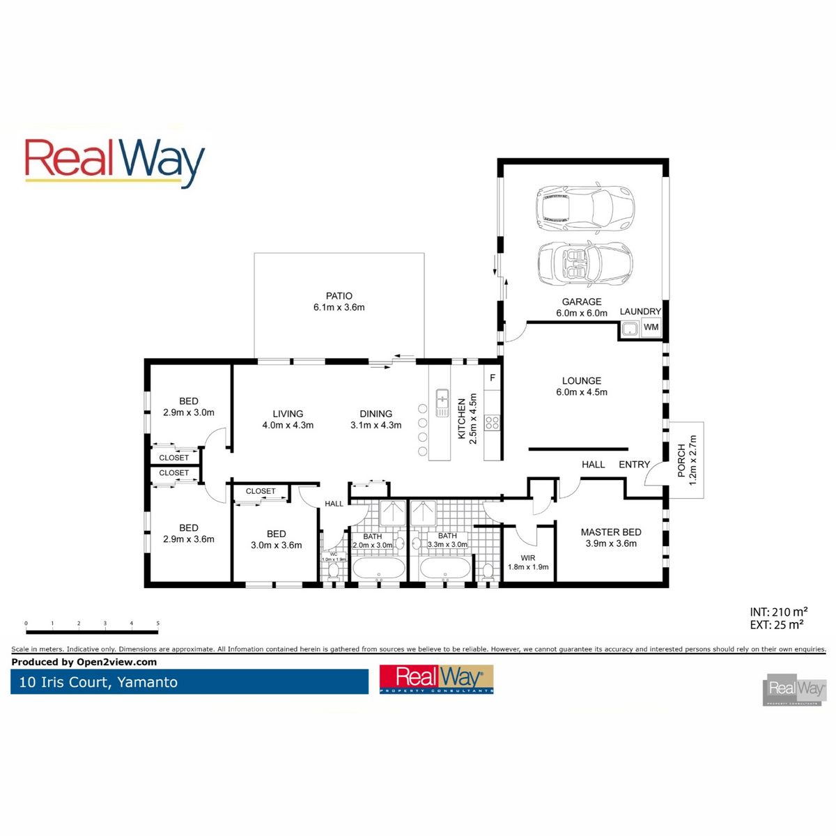 Floorplan of Homely house listing, 10 Iris Court, Yamanto QLD 4305